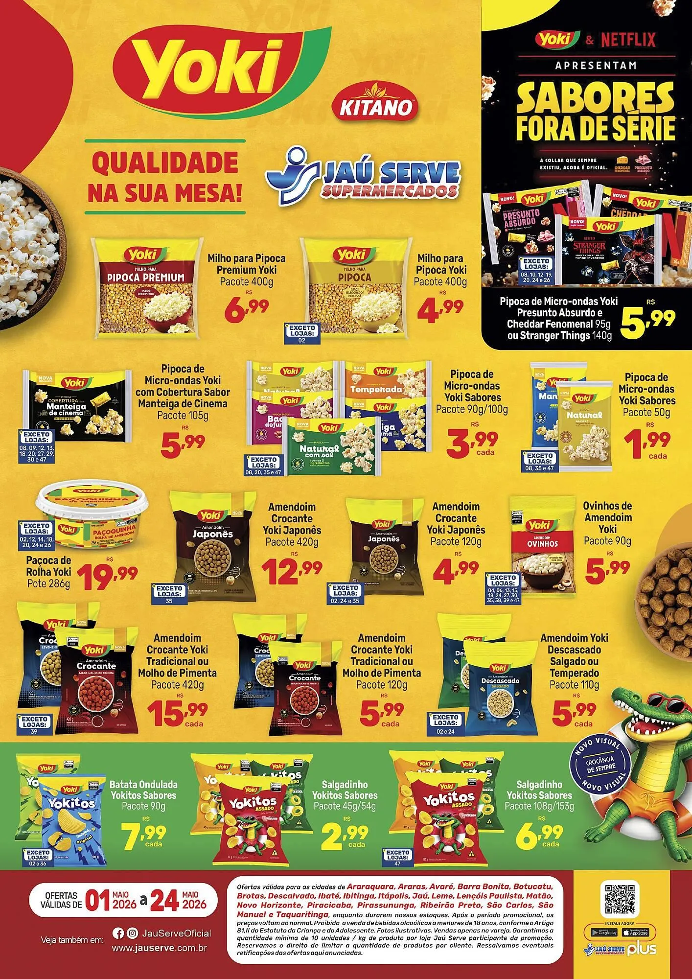 Encarte de Catálogo Supermercados Jau Serve 1 de maio até 24 de maio 2026 - Pagina 1