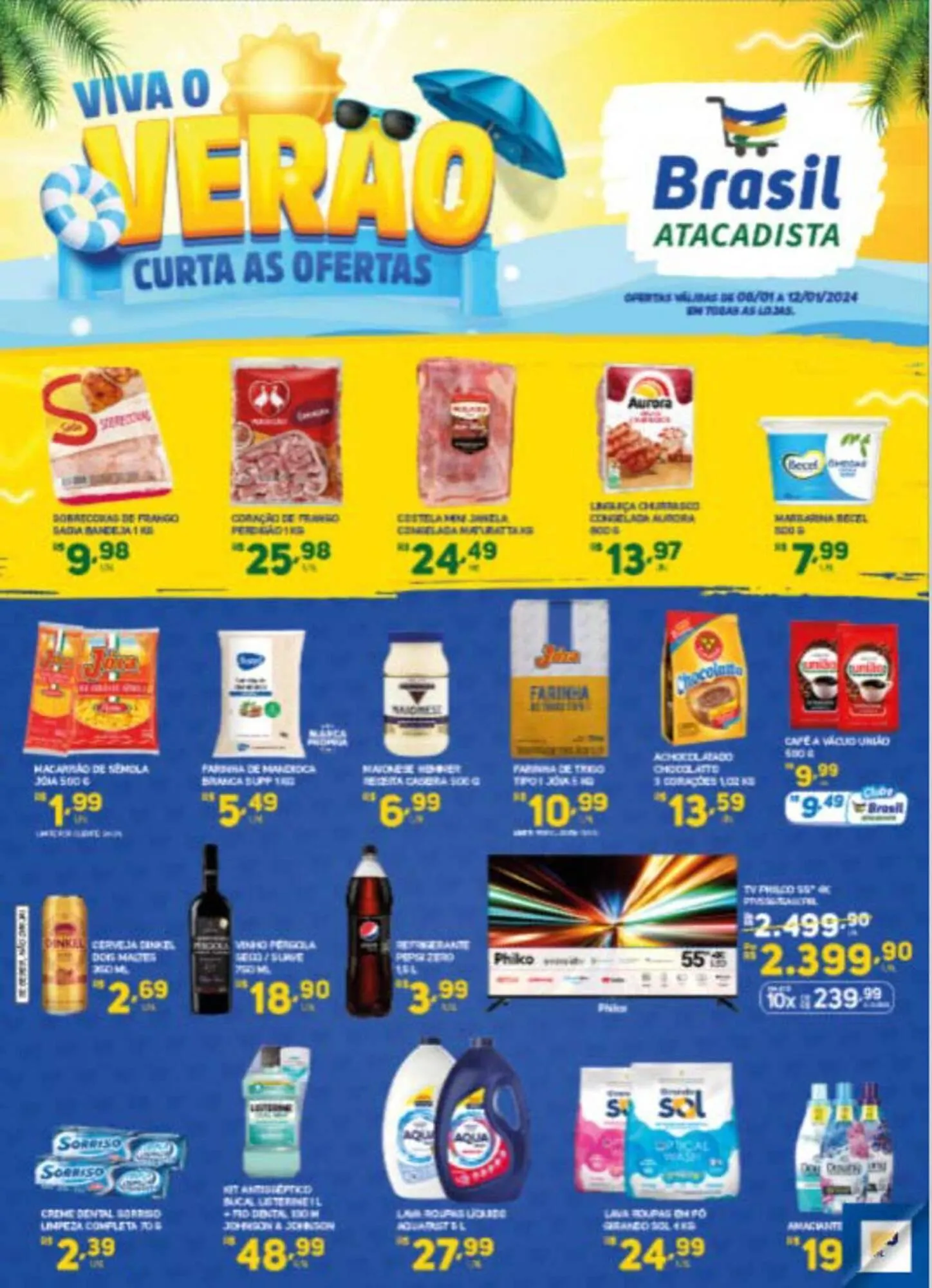Encarte de Catálogo Brasil Atacadista 8 de janeiro até 12 de janeiro 2024 - Pagina 1