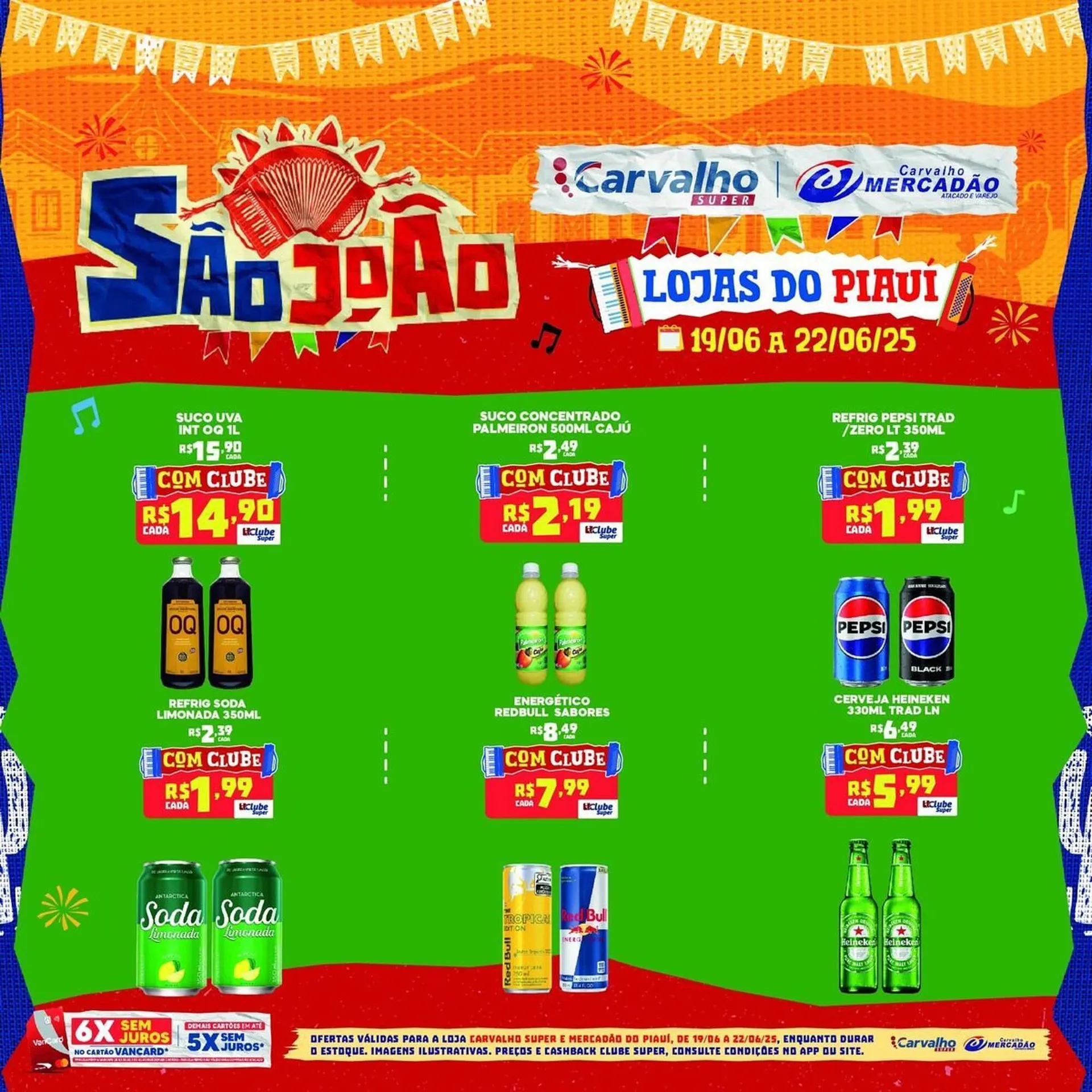 Encarte de Catálogo Carvalho Supermercado 19 de junho até 22 de junho 2025 - Pagina 2