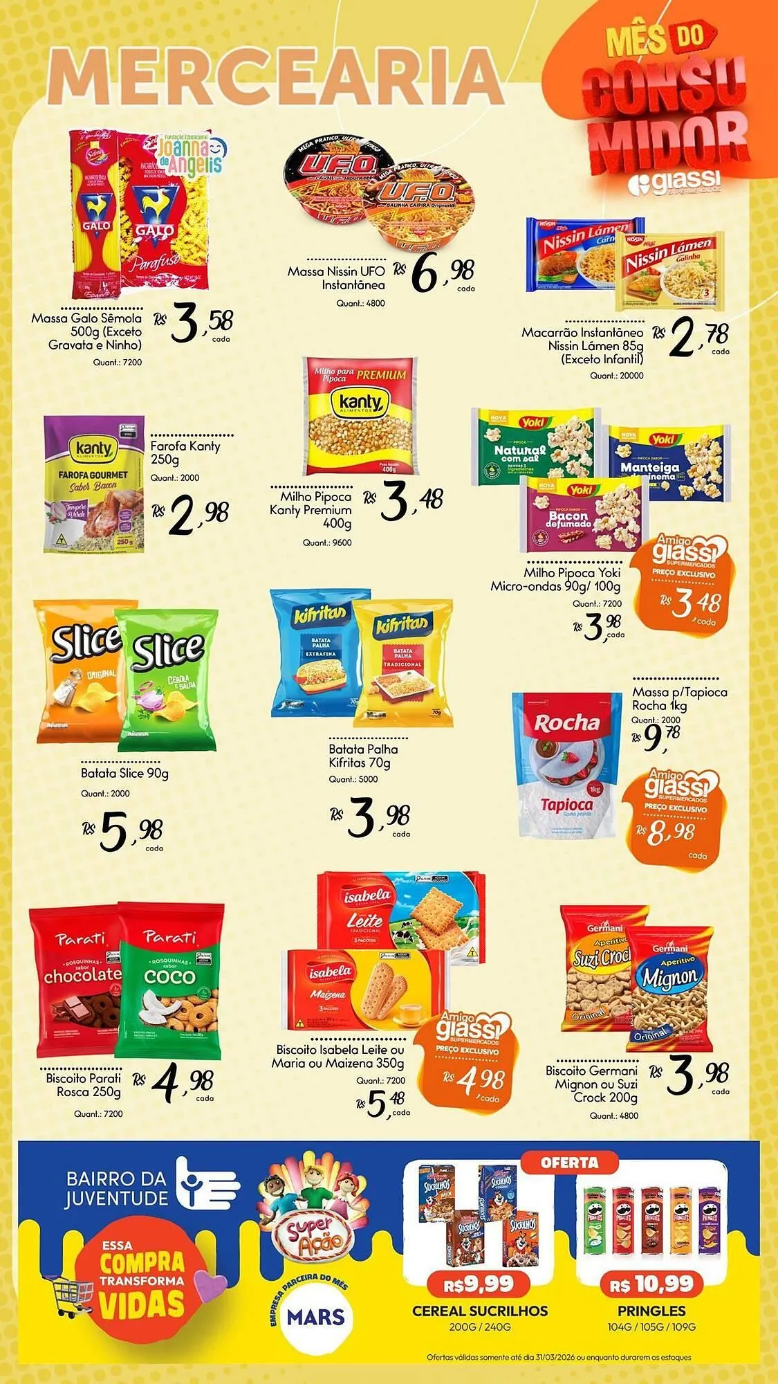 Encarte de Encarte Giassi Supermercados 13 de março até 26 de março 2026 - Pagina 6