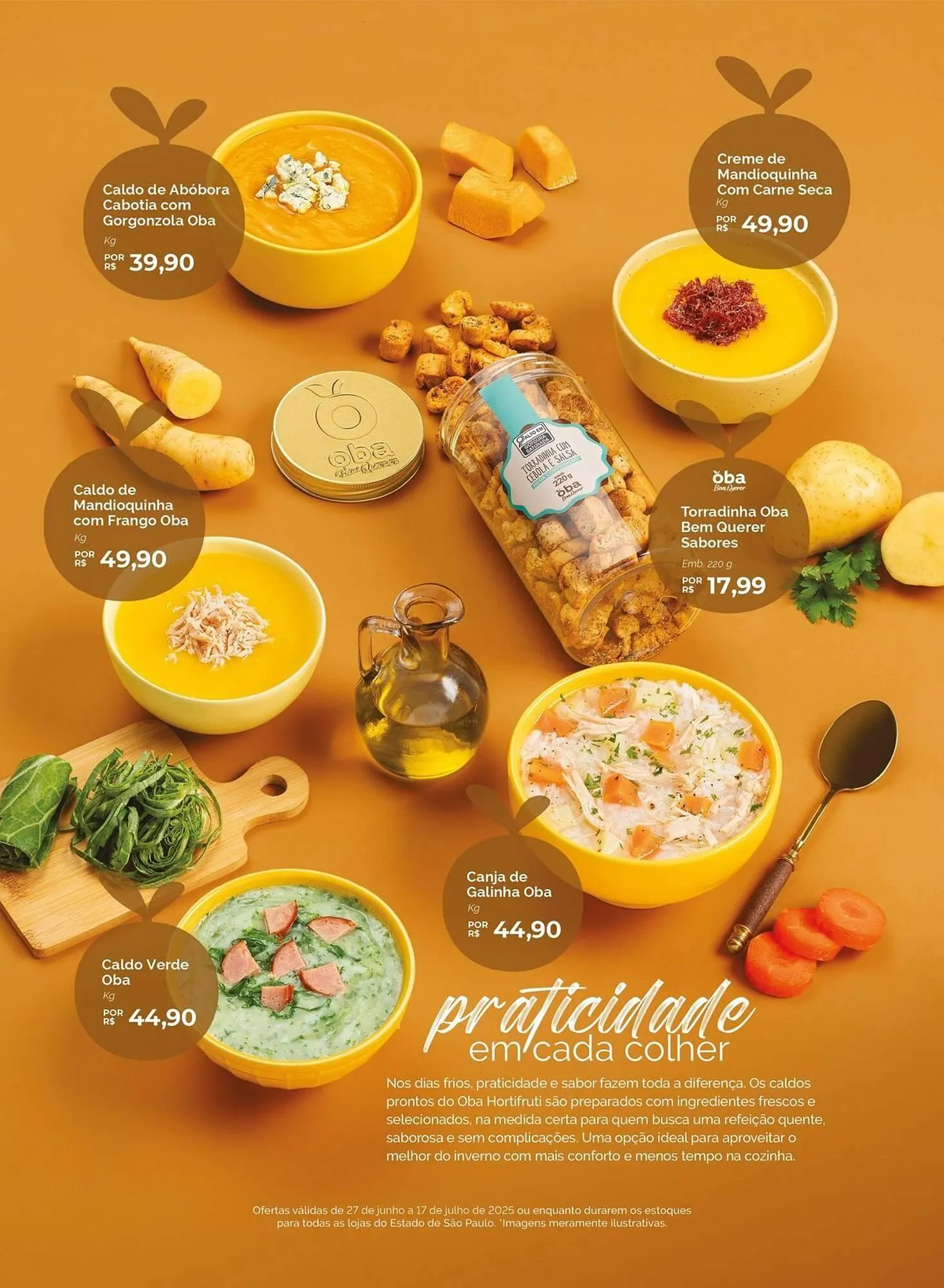 Encarte de Catálogo Oba Hortifruti 27 de junho até 17 de julho 2025 - Pagina 2