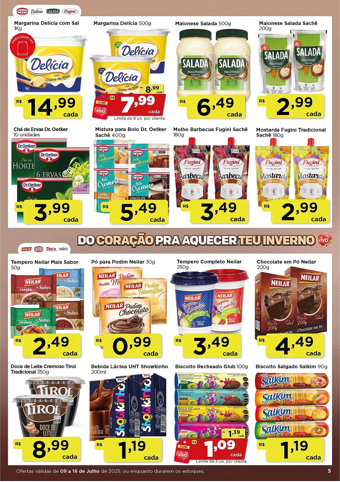 Encarte de Catálogo Rede Vivo 9 de julho até 16 de julho 2025 - Pagina 5