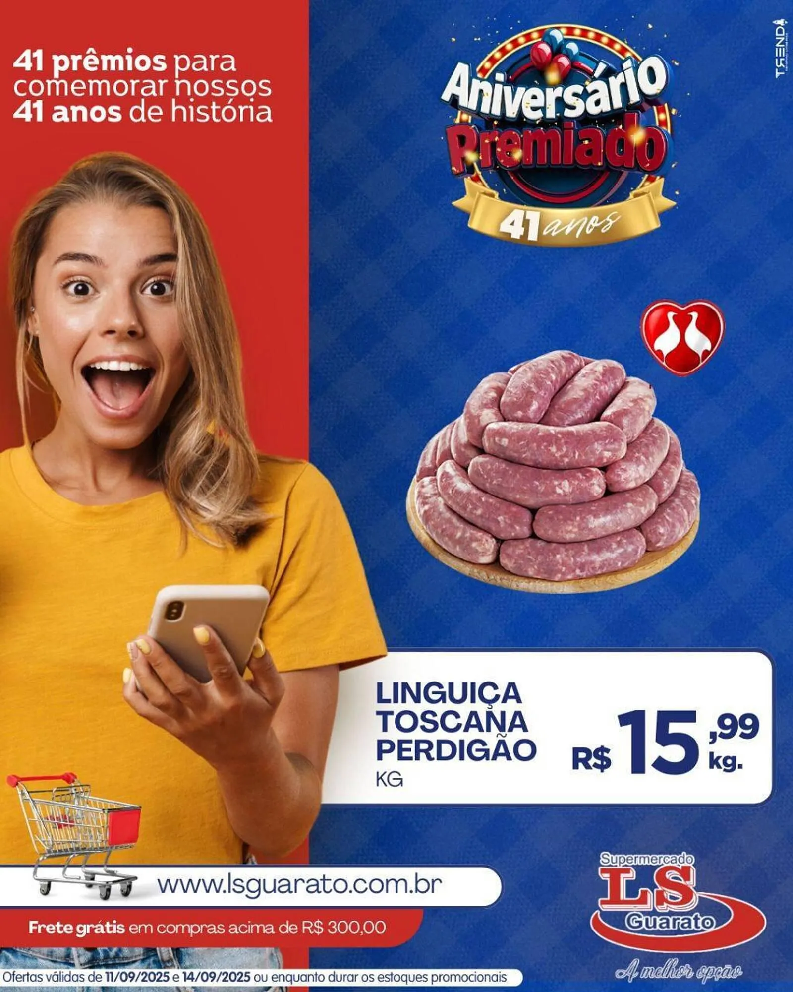 Encarte de Catálogo Supermercado LS Guarato 11 de setembro até 14 de setembro 2025 - Pagina 4