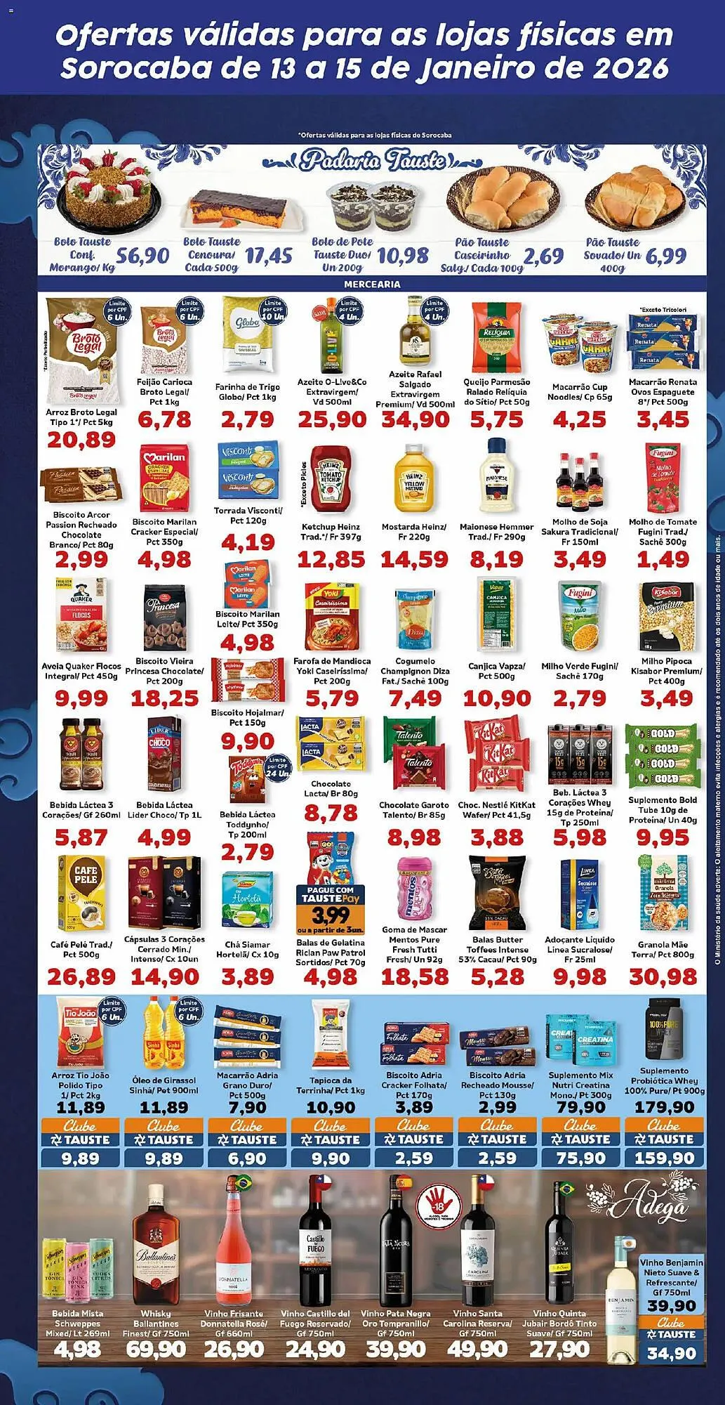 Encarte de Catálogo Supermercados Tauste 13 de janeiro até 15 de janeiro 2026 - Pagina 3