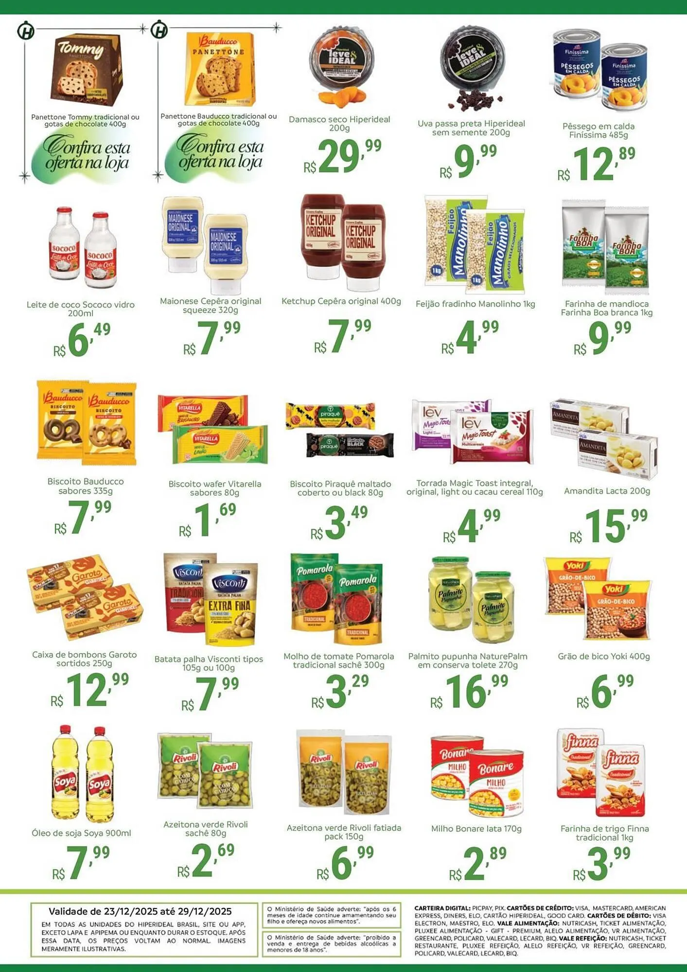Encarte de Catálogo Hiperideal Supermercados 23 de dezembro até 29 de dezembro 2025 - Pagina 4