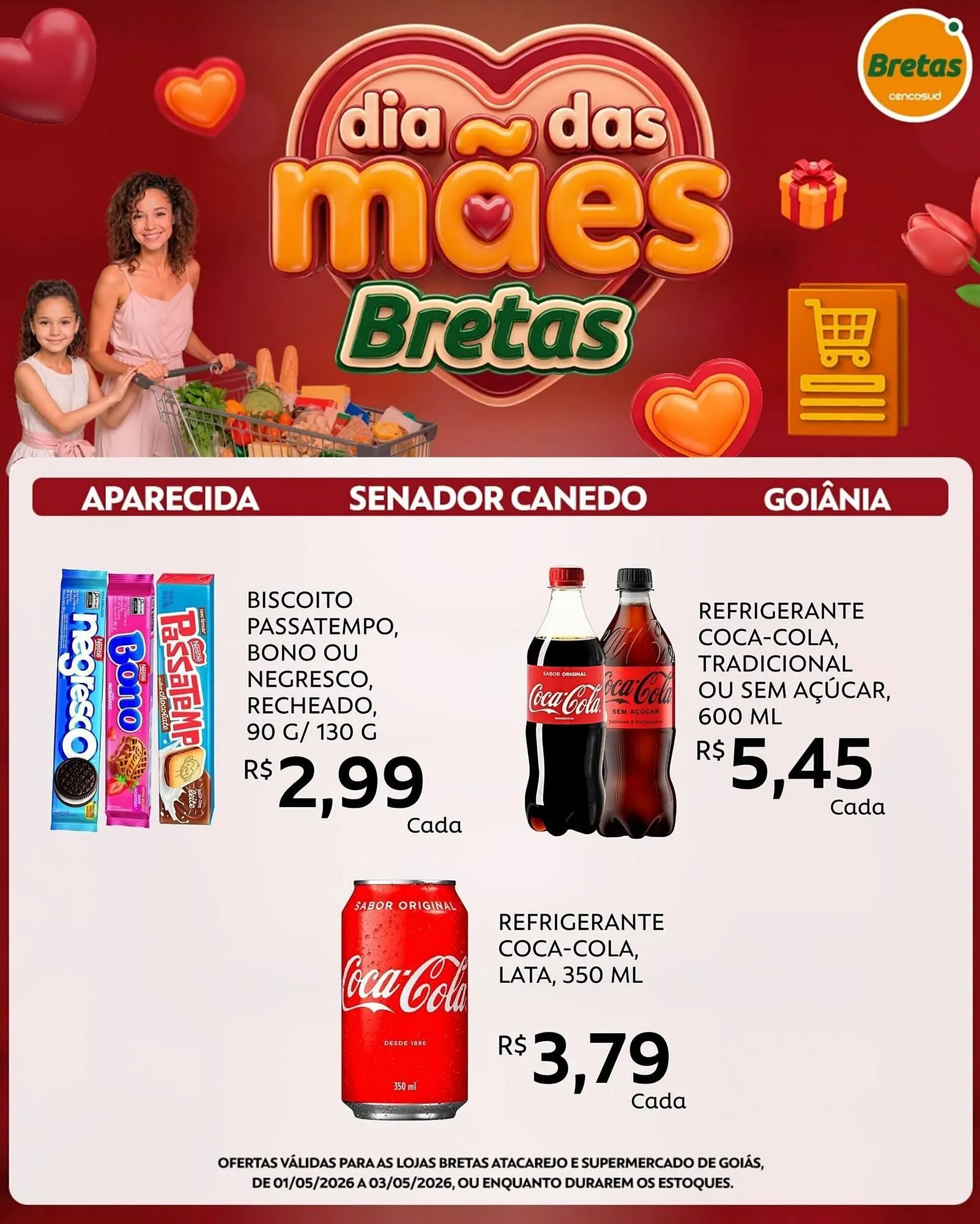 Encarte de Catálogo Supermercados Bretas 1 de maio até 3 de maio 2026 - Pagina 3