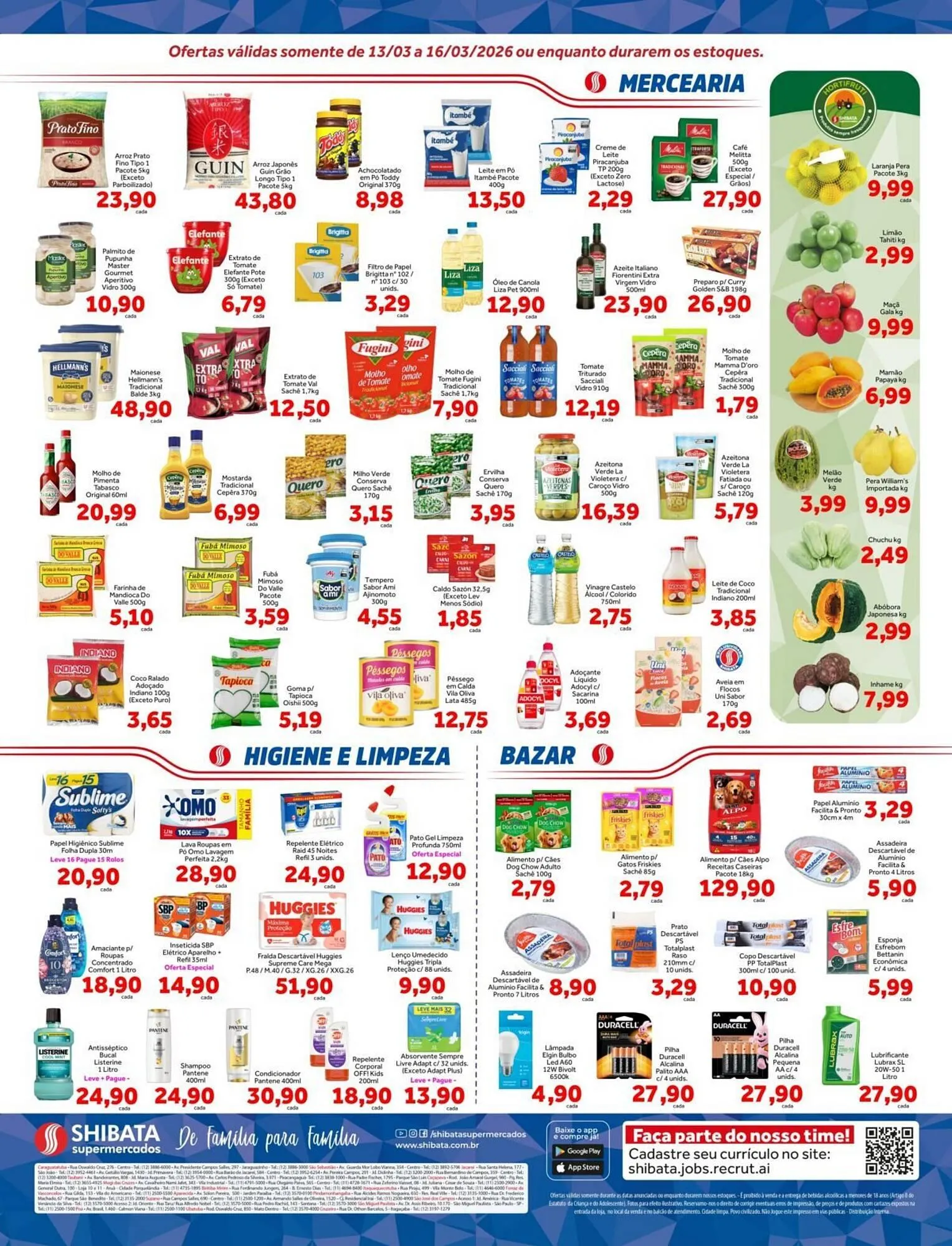 Encarte de Folheto Shibata Supermercados 13 de março até 16 de março 2026 - Pagina 2