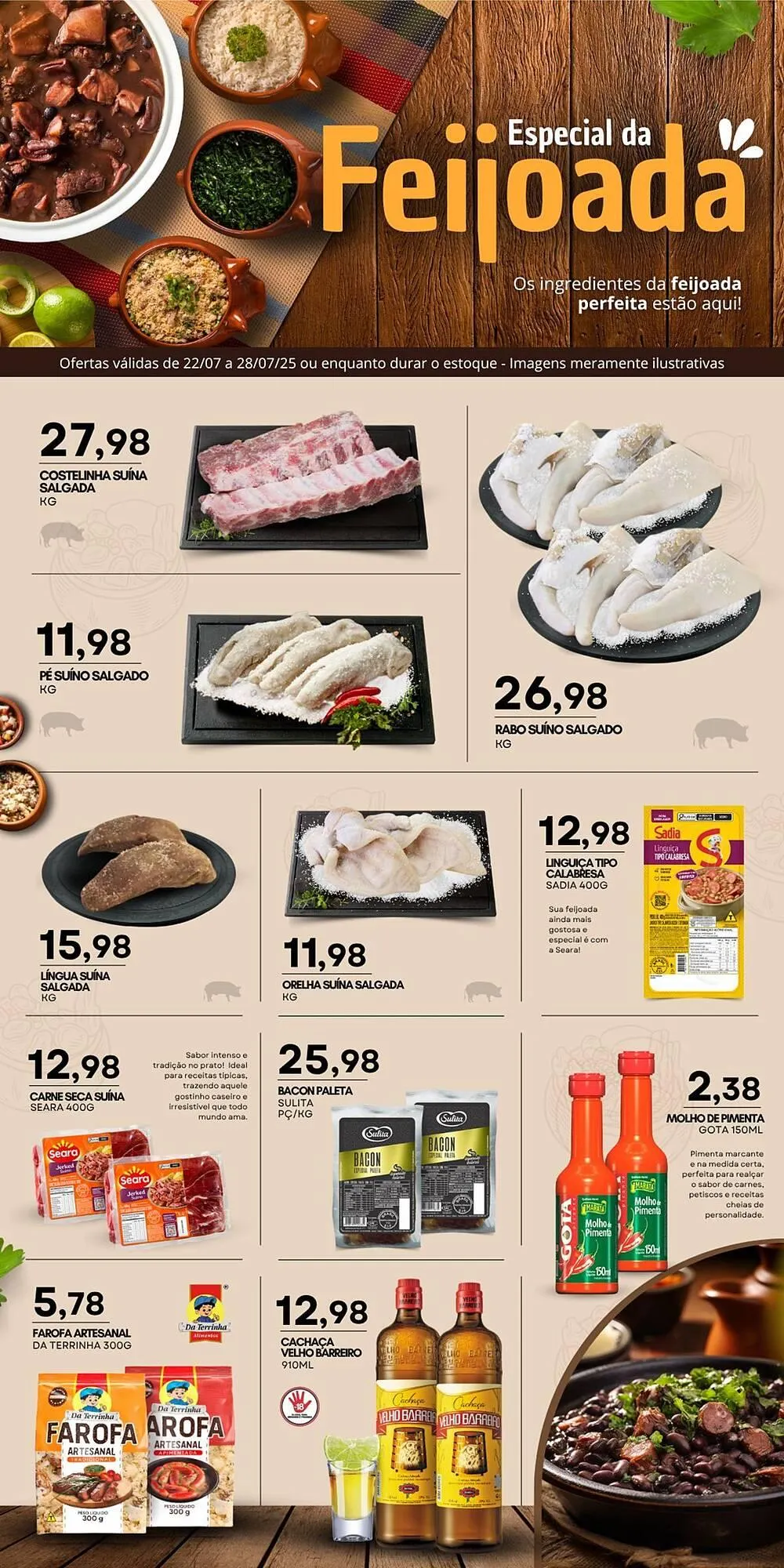 Encarte de Catálogo Mercadão Atacadista 22 de julho até 28 de julho 2025 - Pagina 1