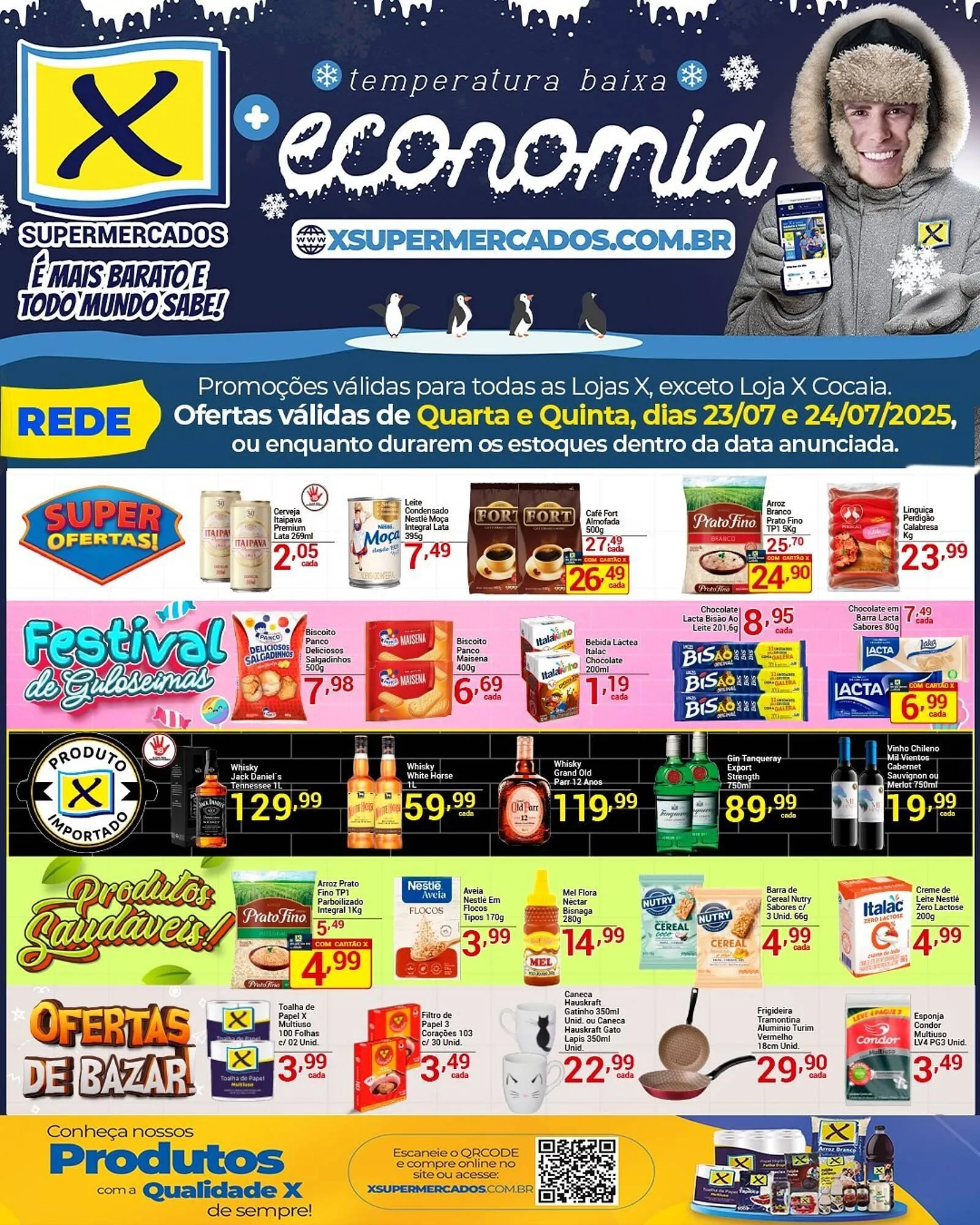 Encarte de Catálogo X Supermercados 23 de julho até 24 de julho 2025 - Pagina 3