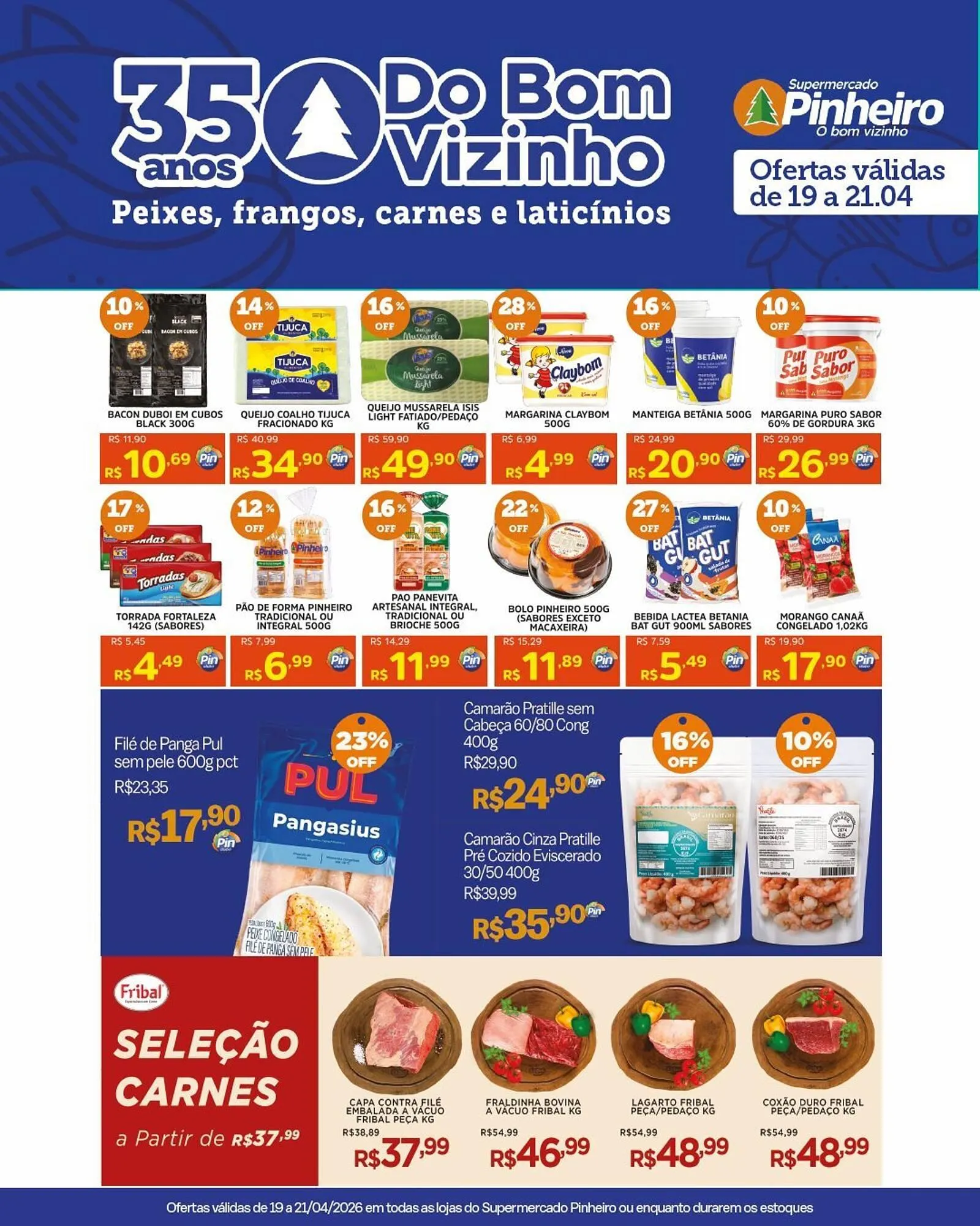 Encarte de Encarte Pinheiro Supermercado 19 de abril até 21 de abril 2026 - Pagina 3