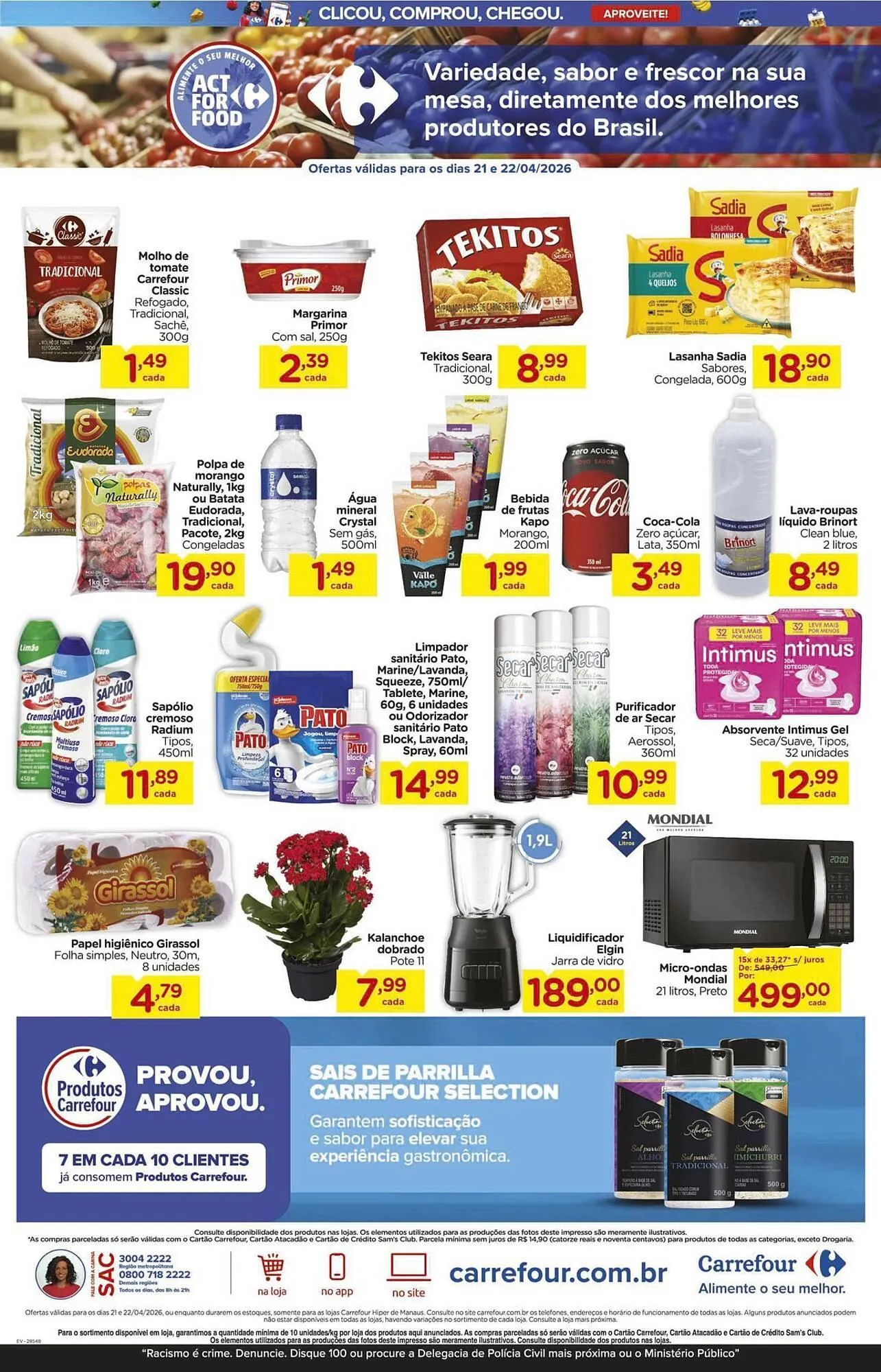 Encarte de Folheto Carrefour 21 de abril até 22 de abril 2026 - Pagina 3