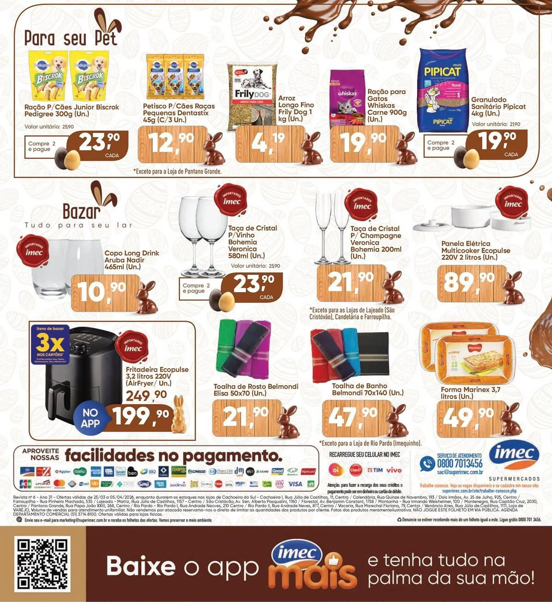 Encarte de Catálogo Imec Supermercados 25 de março até 5 de abril 2026 - Pagina 20