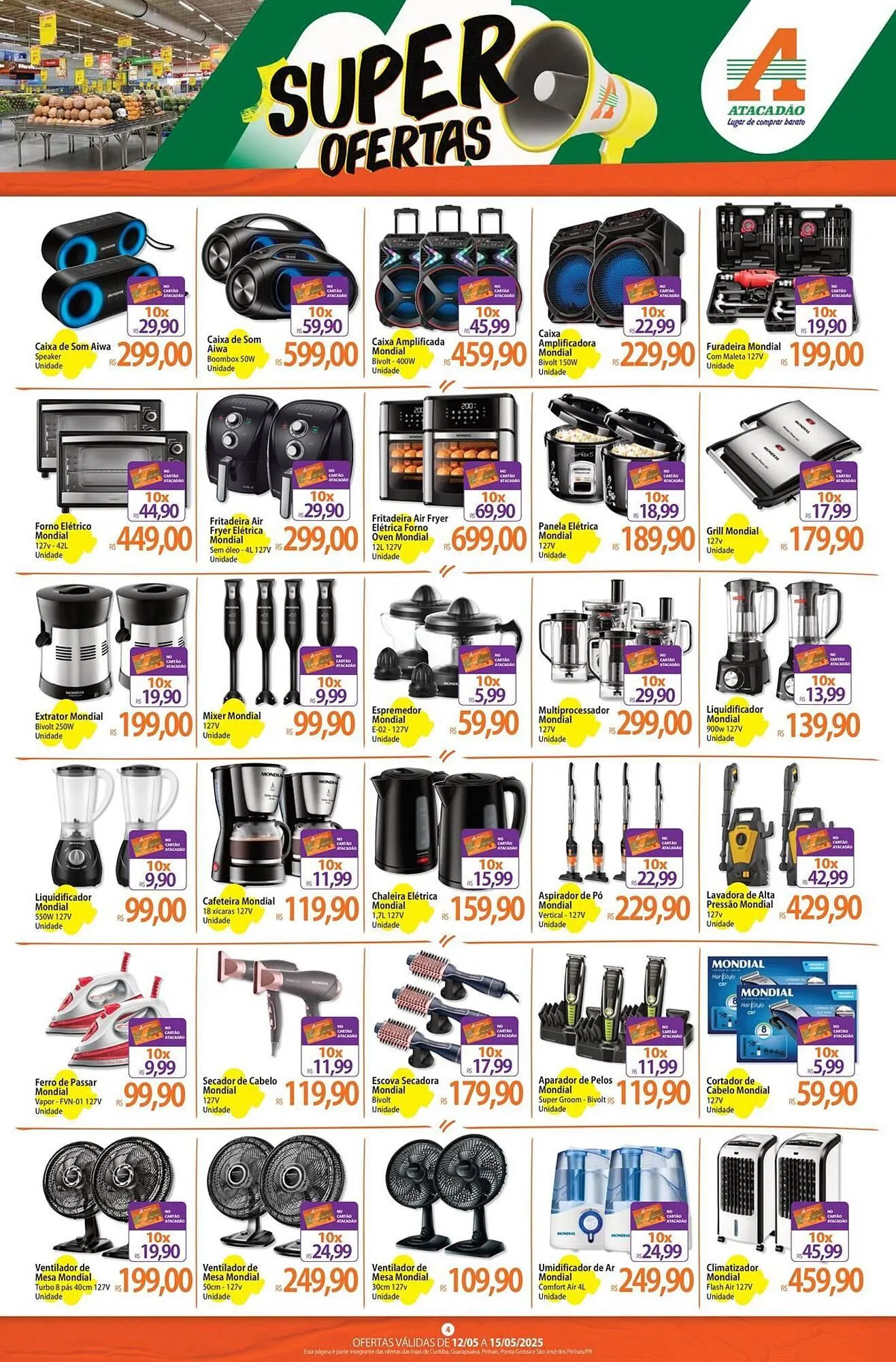 Encarte de Catálogo Atacadão 12 de maio até 15 de maio 2025 - Pagina 4