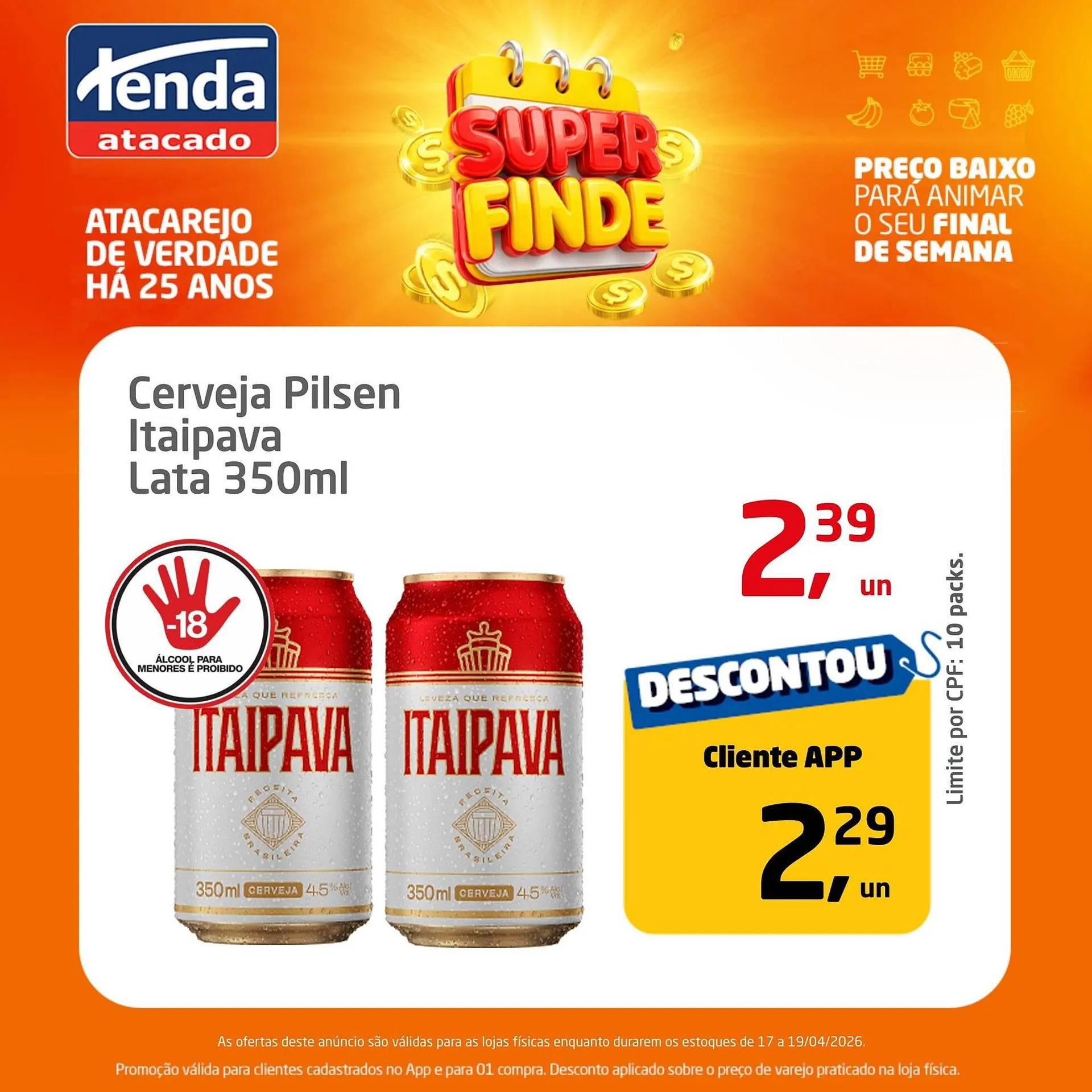 Encarte de Folheto Tenda Atacado 17 de abril até 19 de abril 2026 - Pagina 2