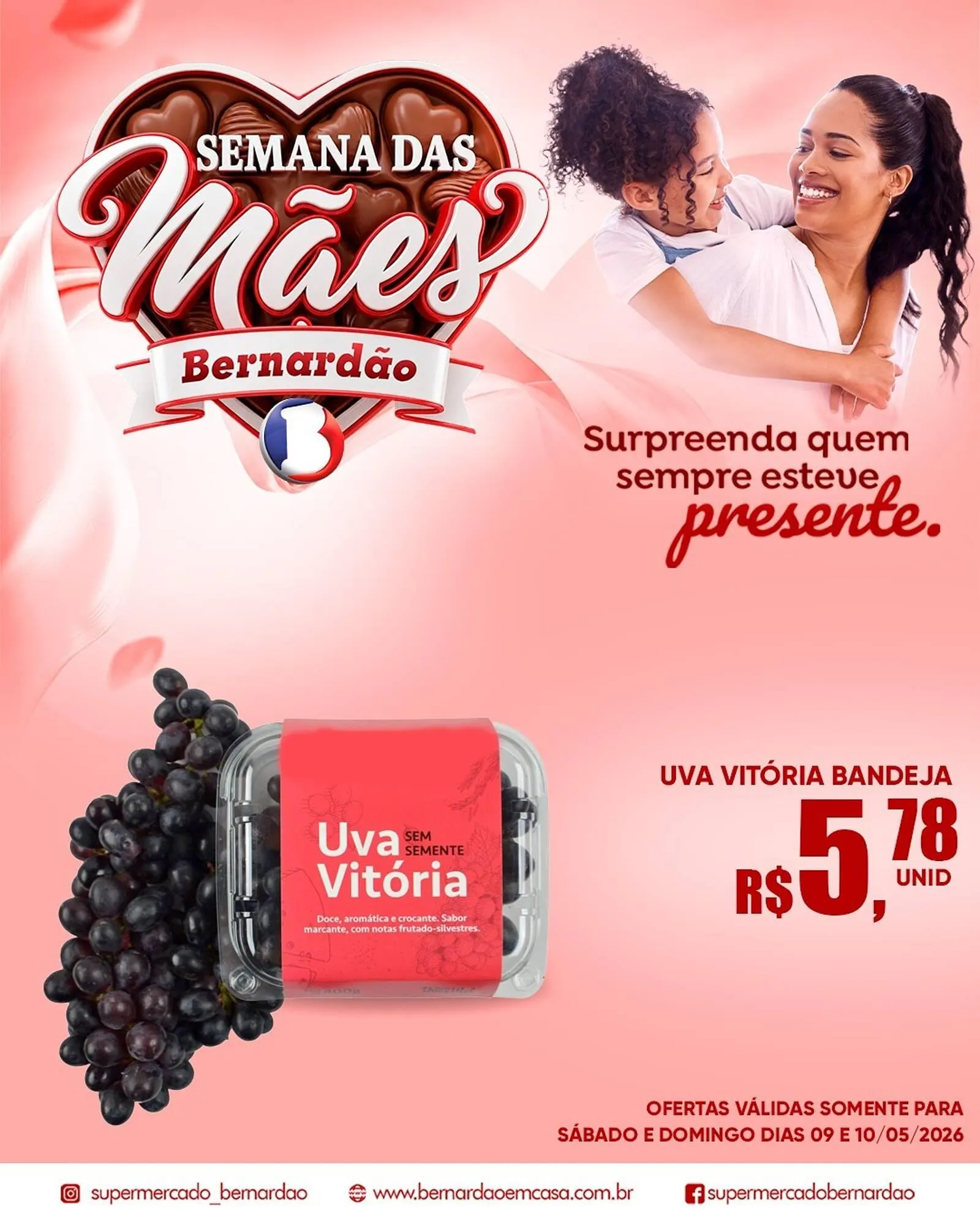 Encarte de Catálogo Supermercado Bernardão 9 de maio até 10 de maio 2026 - Pagina 1