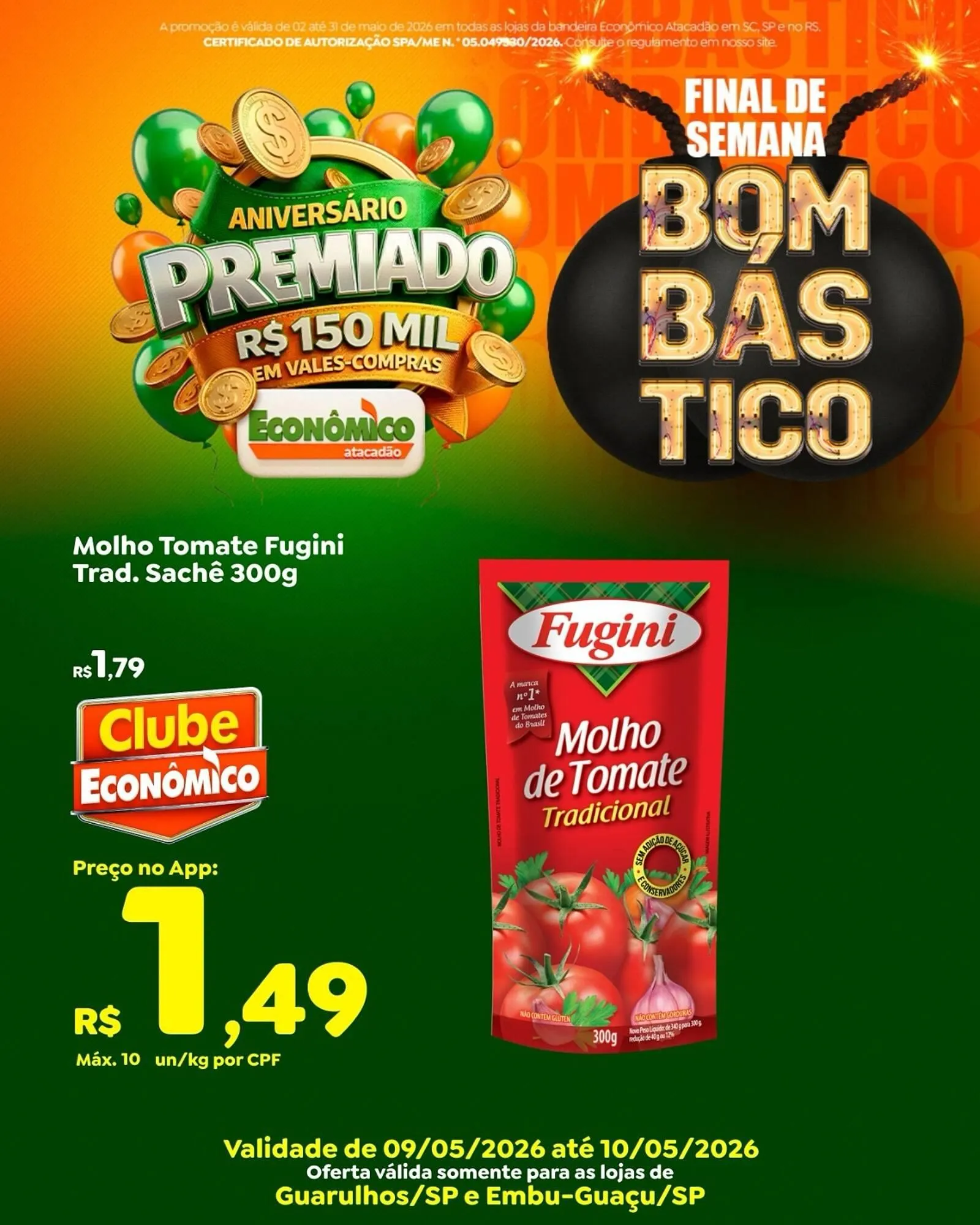 Encarte de Catálogo Econômico Atacadão 9 de maio até 10 de maio 2026 - Pagina 2