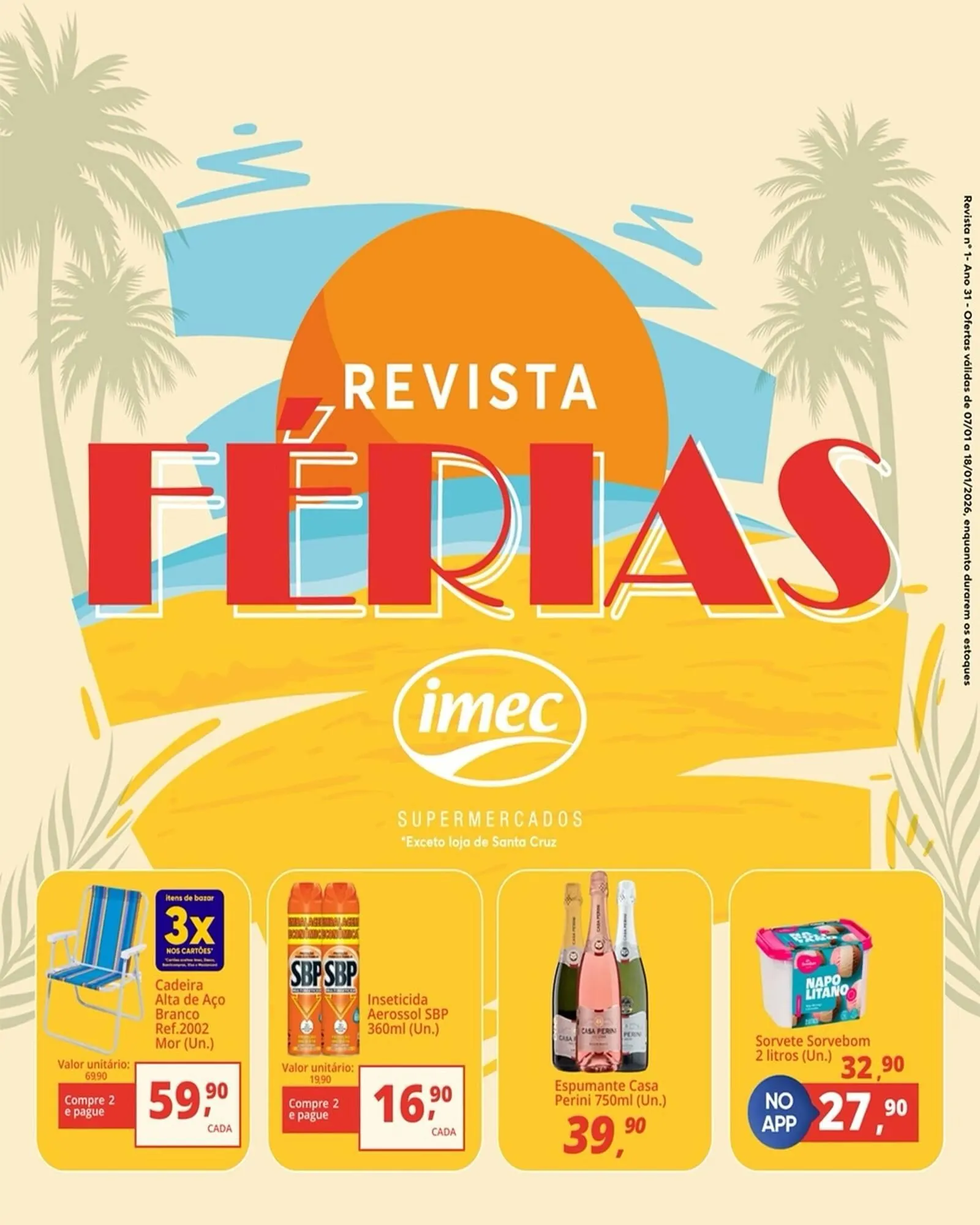 Encarte de Catálogo Imec Supermercados 8 de janeiro até 18 de janeiro 2026 - Pagina 1