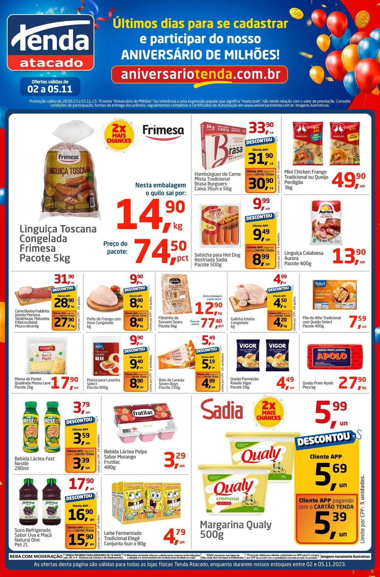 Encarte de Tenda Atacado - Amoreiras - Campinas 2 de novembro até 5 de novembro 2023 - Pagina 3