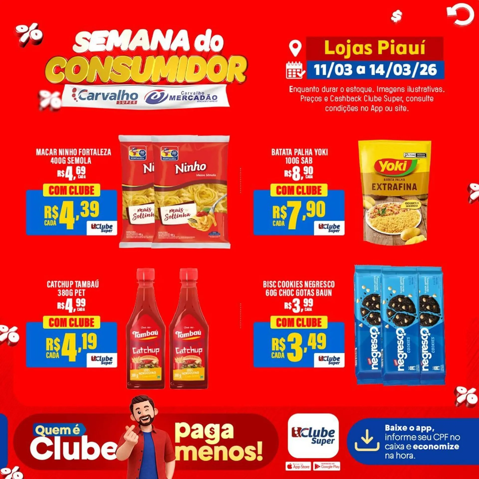 Encarte de Catálogo Carvalho Supermercado 11 de março até 14 de março 2026 - Pagina 6