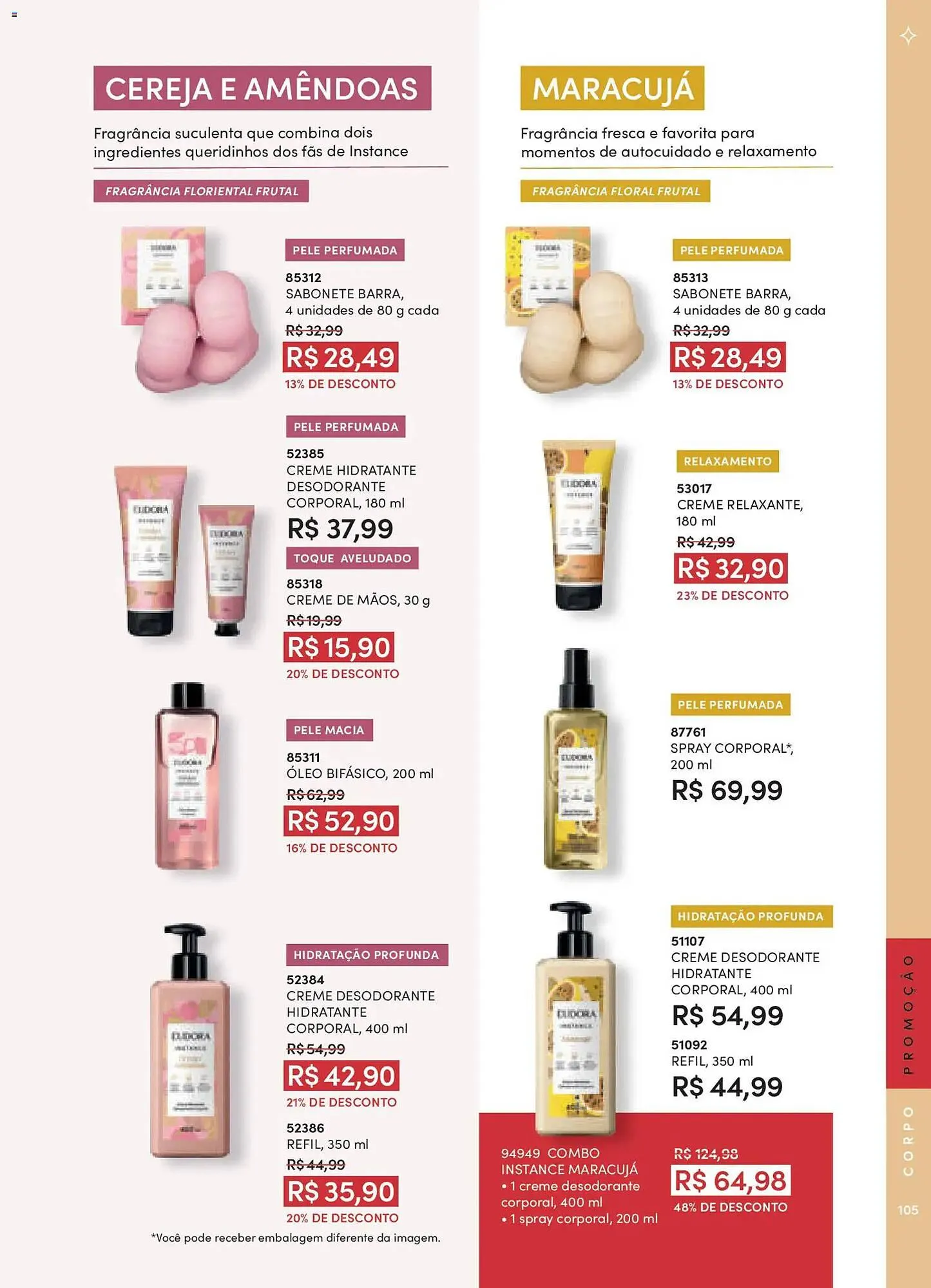 Encarte de Catálogo Eudora 10 de novembro até 9 de dezembro 2025 - Pagina 105