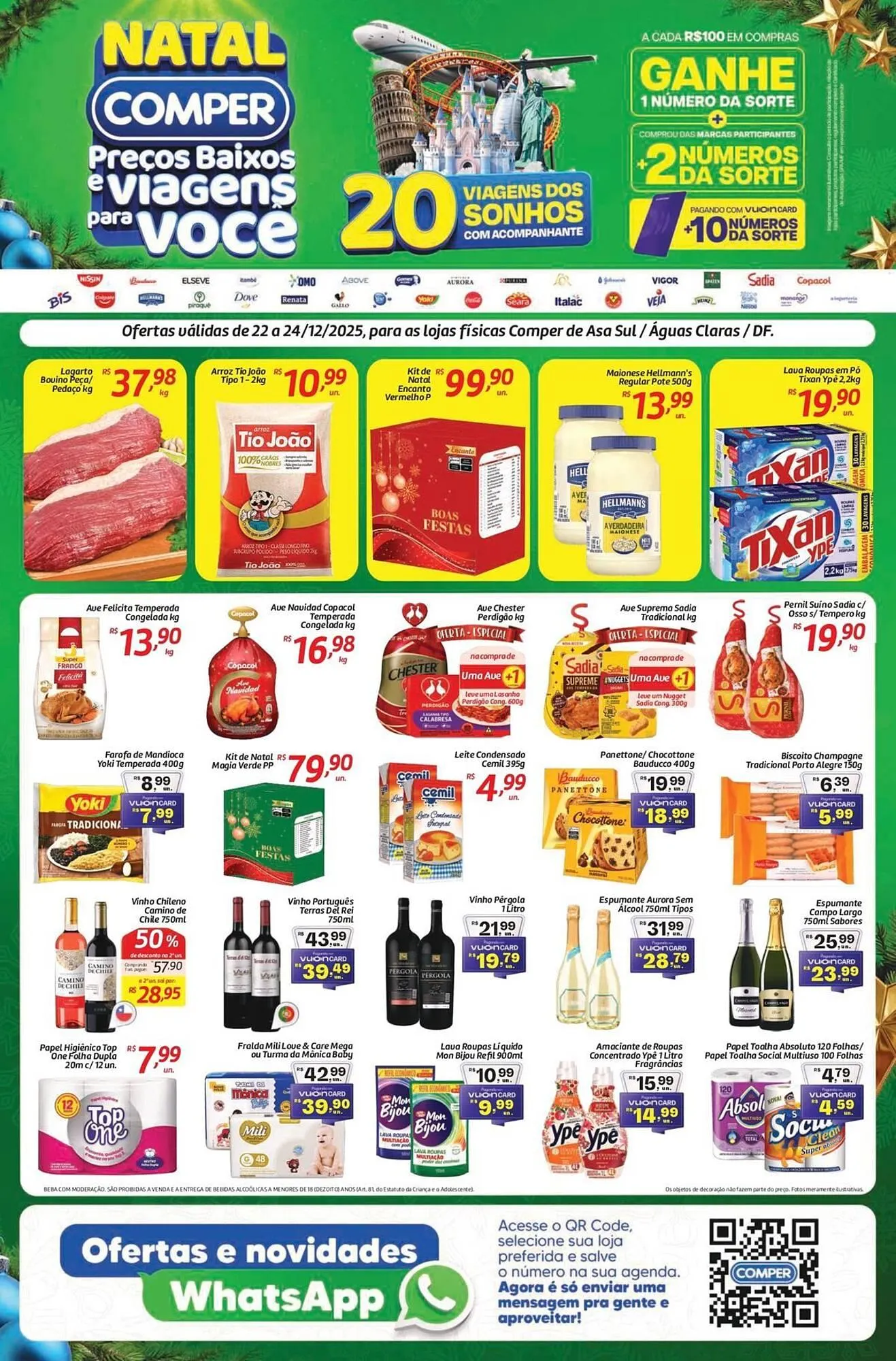 Encarte de Folheto Comper 22 de dezembro até 24 de dezembro 2025 - Pagina 1