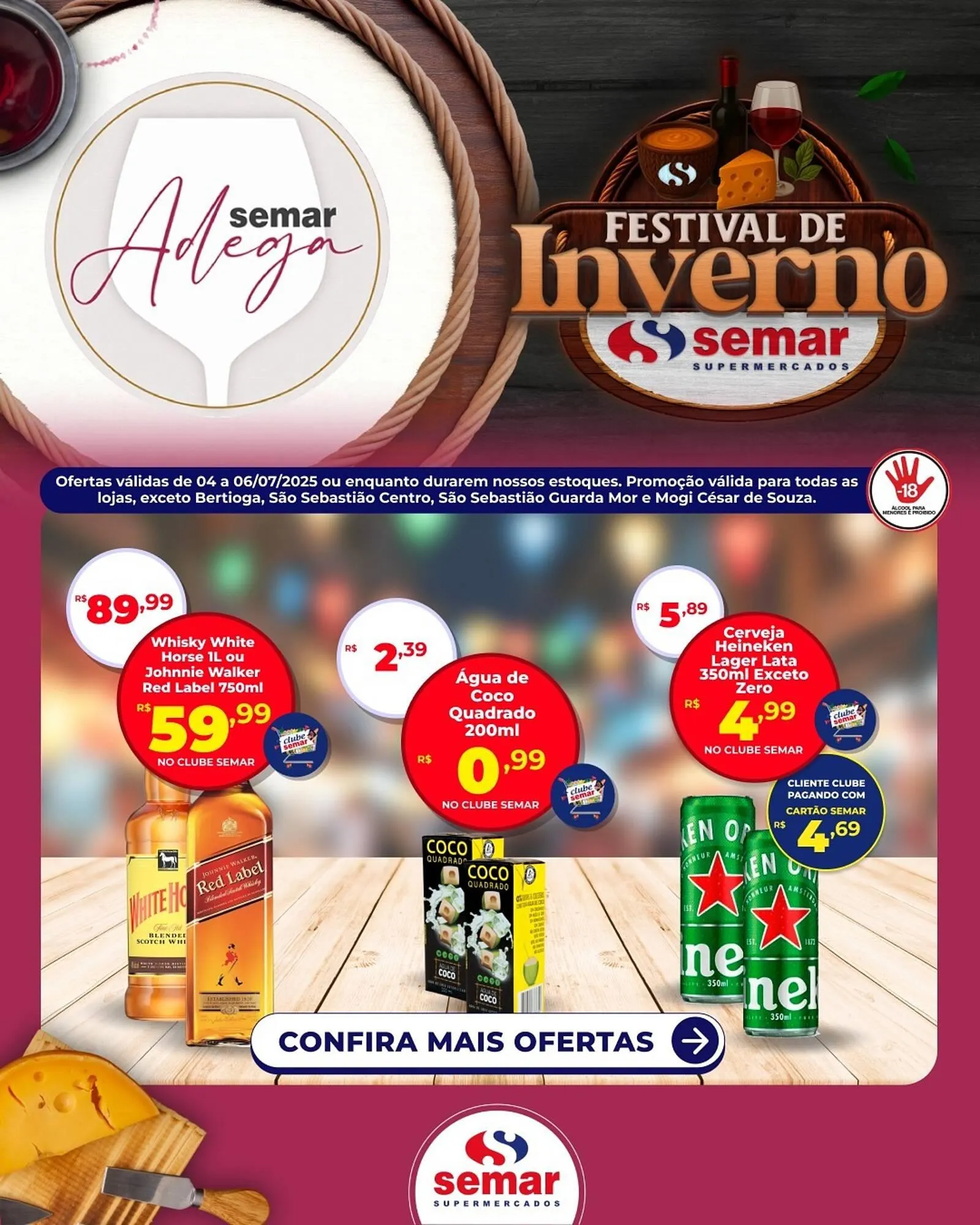 Encarte de Catálogo Semar Supermercado 3 de julho até 6 de julho 2025 - Pagina 1