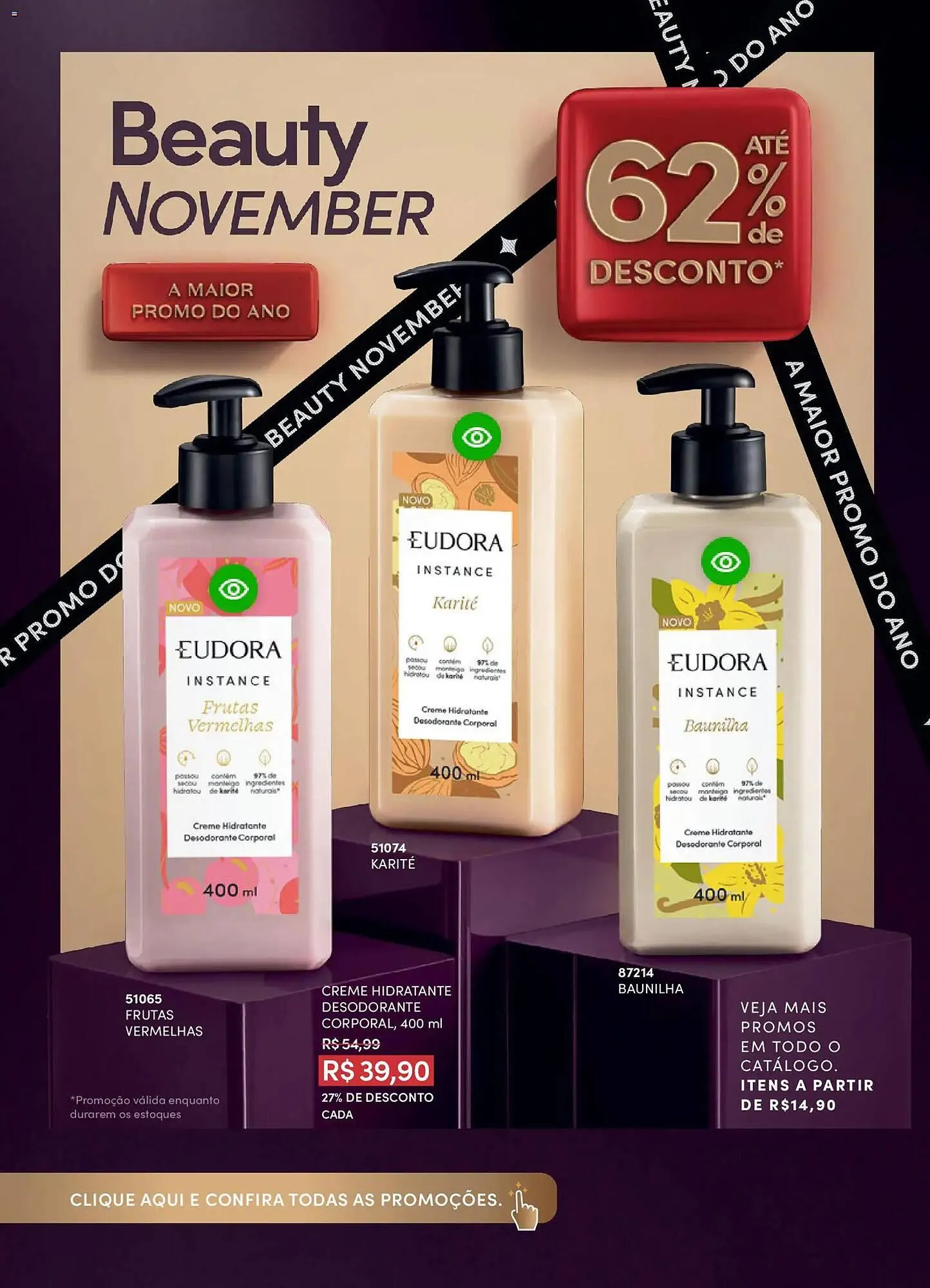 Encarte de Catálogo Eudora 29 de outubro até 27 de novembro 2025 - Pagina 6