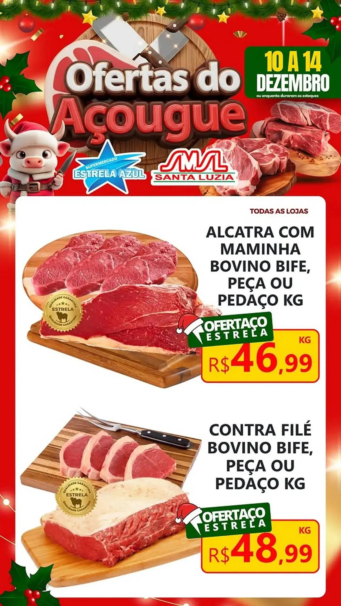 Encarte de Folheto Supermercado Estrela Azul 10 de dezembro até 14 de dezembro 2025 - Pagina 2