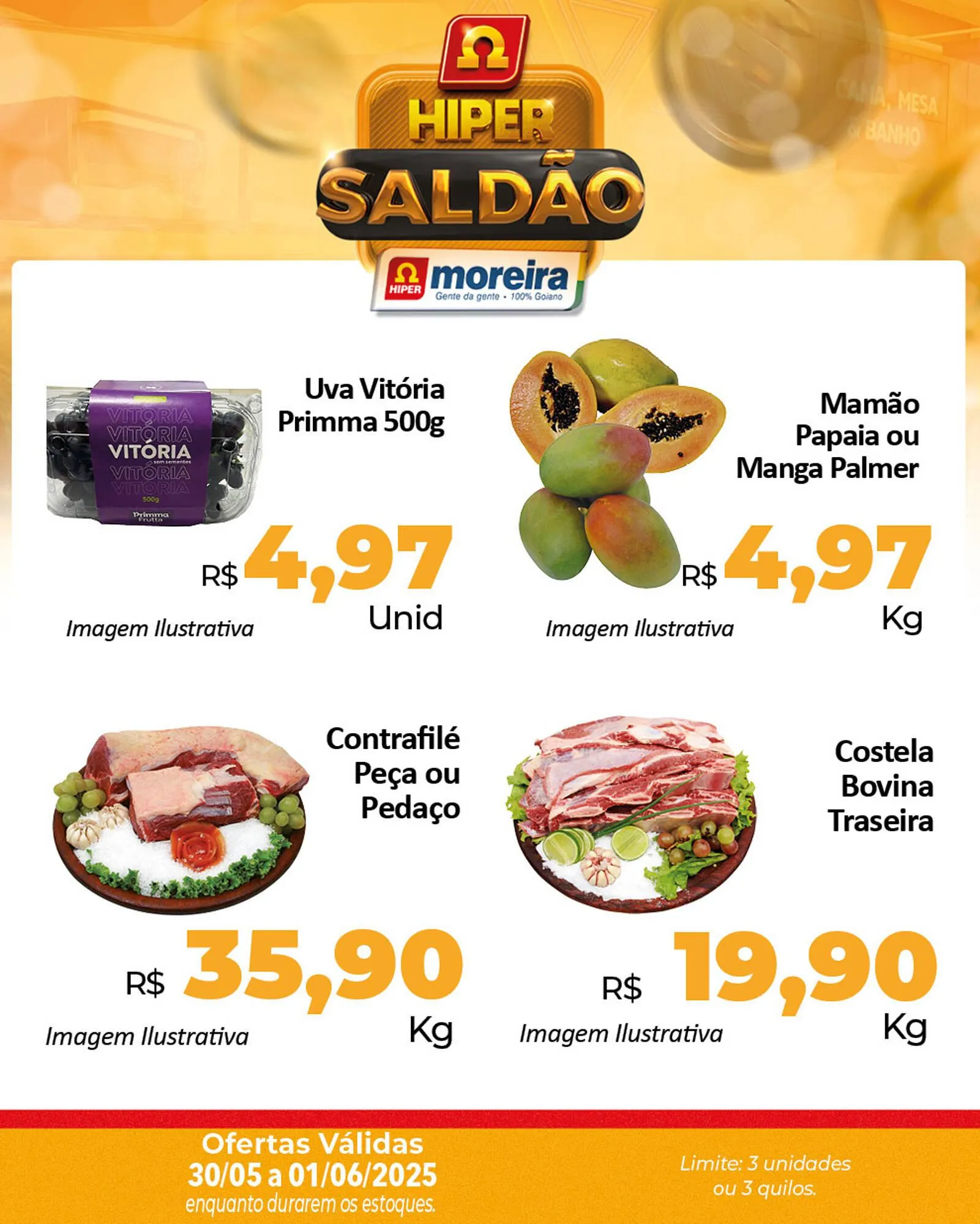 Encarte de Catálogo Hiper Moreira 30 de maio até 1 de junho 2025 - Pagina 4
