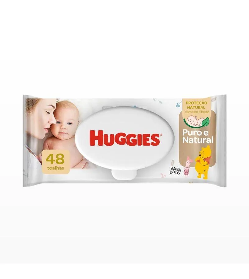 Toalhas Umedecidas Huggies Pure Care 48 Unidades