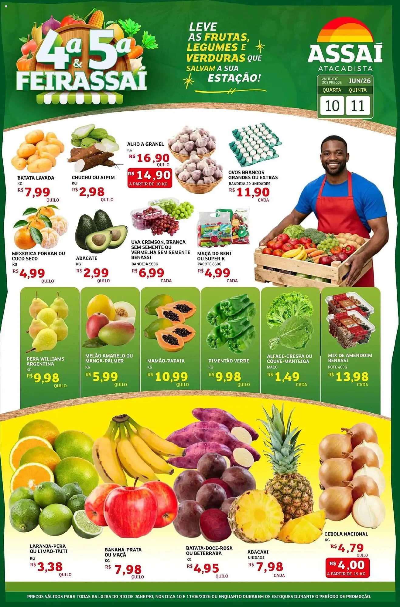 Encarte de Encarte Assaí Atacadista 10 de junho até 11 de junho 2026 - Pagina 1