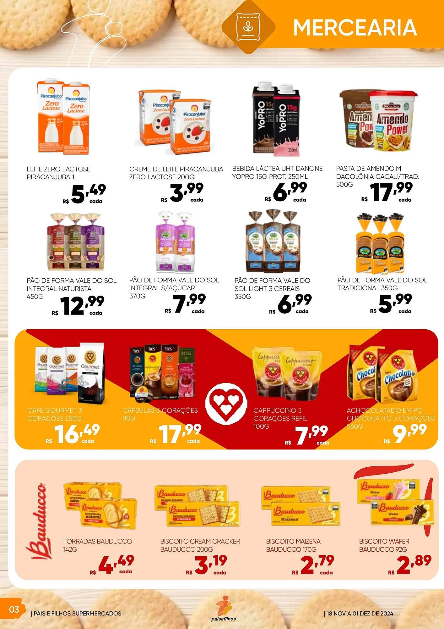 Encarte de Catálogo Pais e Filhos Supermercados 18 de novembro até 30 de novembro 2024 - Pagina 4