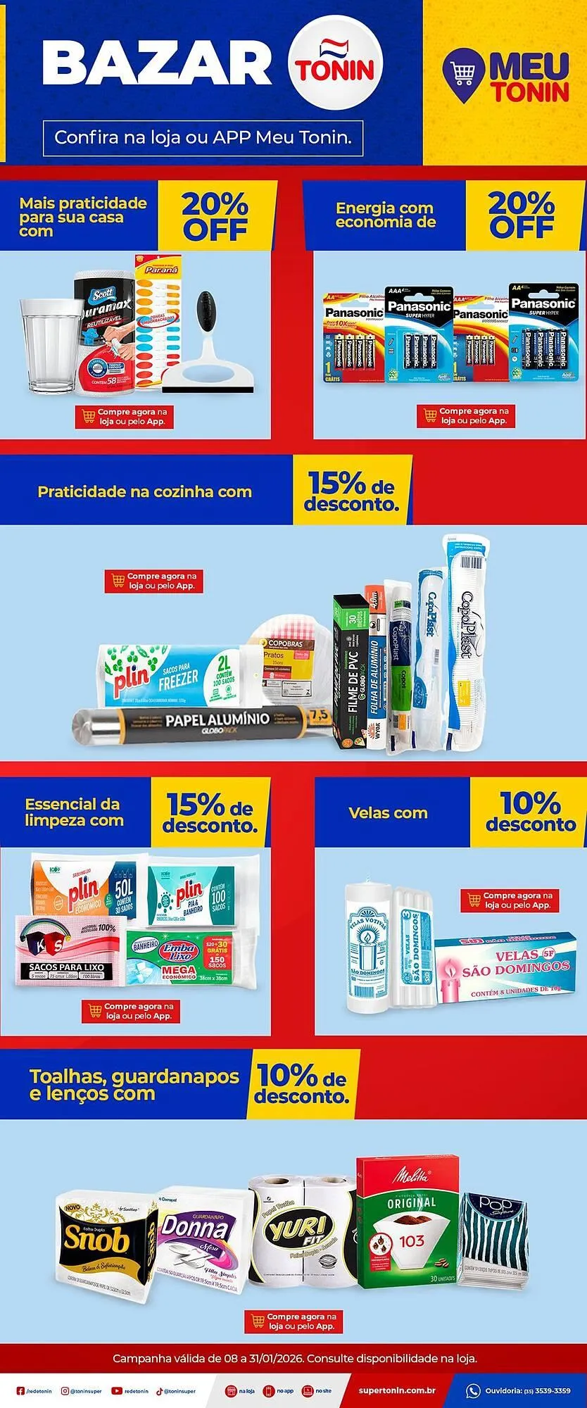 Encarte de Catálogo Tonin Superatacado 12 de janeiro até 31 de janeiro 2026 - Pagina 1