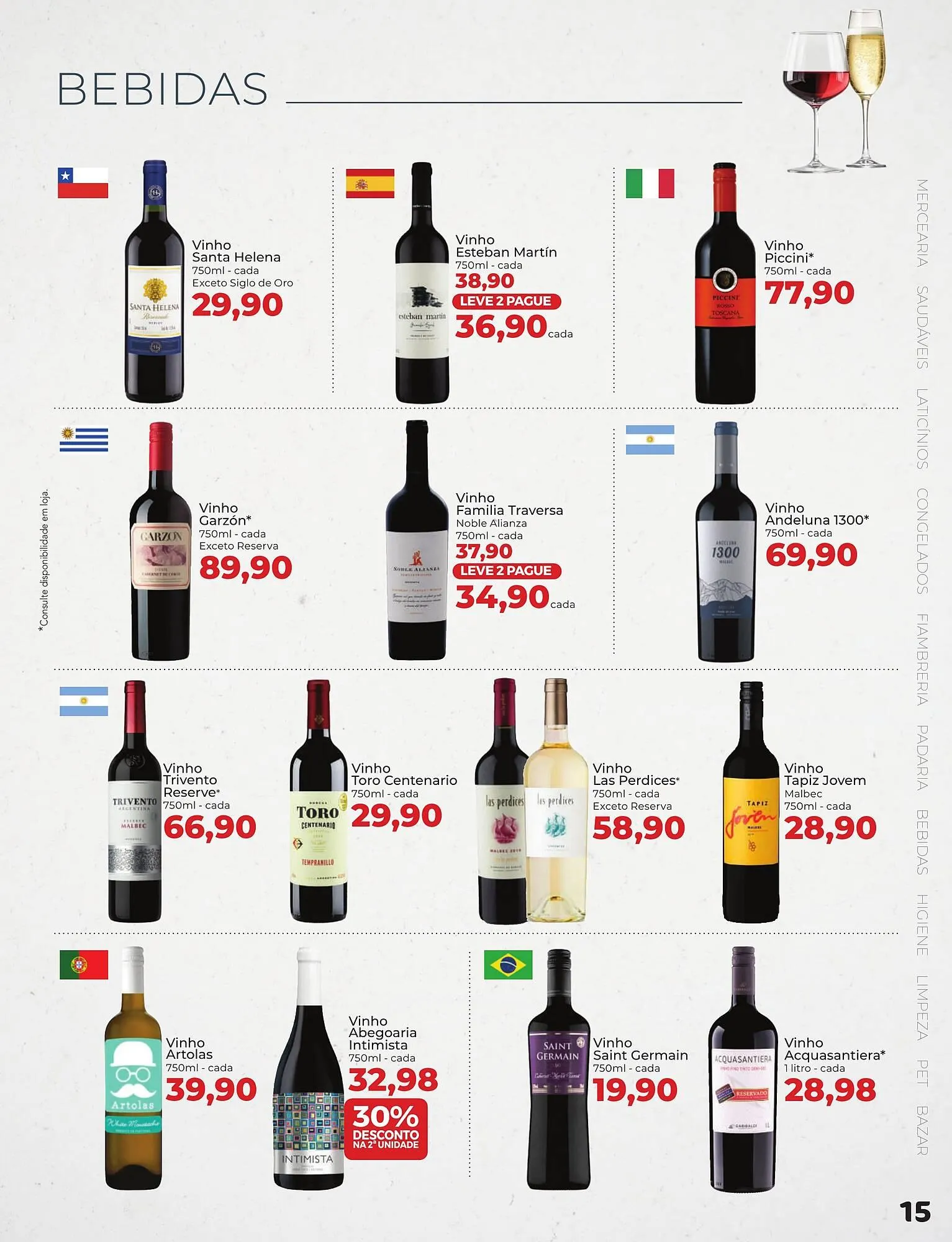 Encarte de Catálogo Supermercados Andreazza 16 de julho até 19 de julho 2025 - Pagina 15