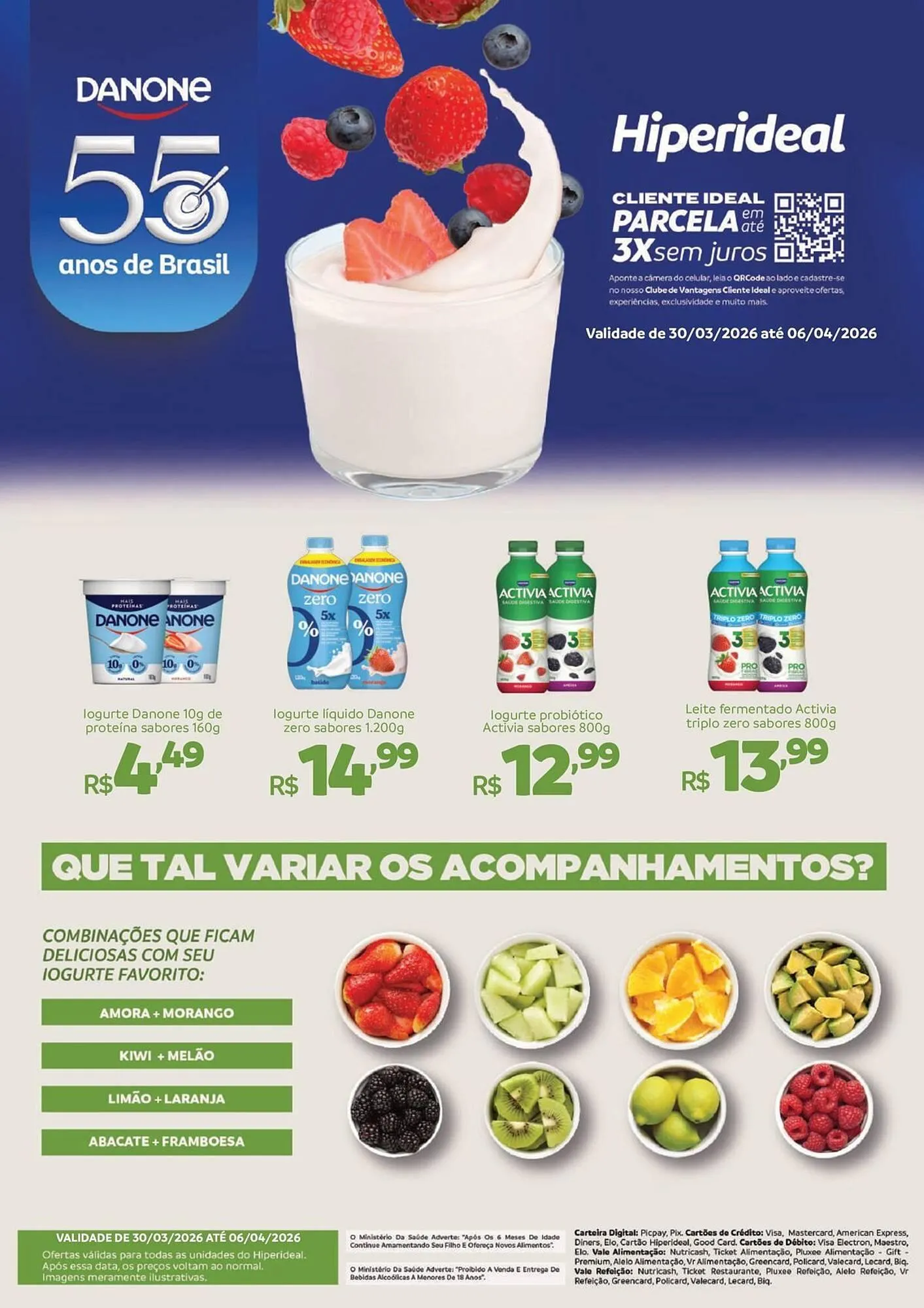 Encarte de Catálogo Hiperideal Supermercados 31 de março até 6 de abril 2026 - Pagina 1