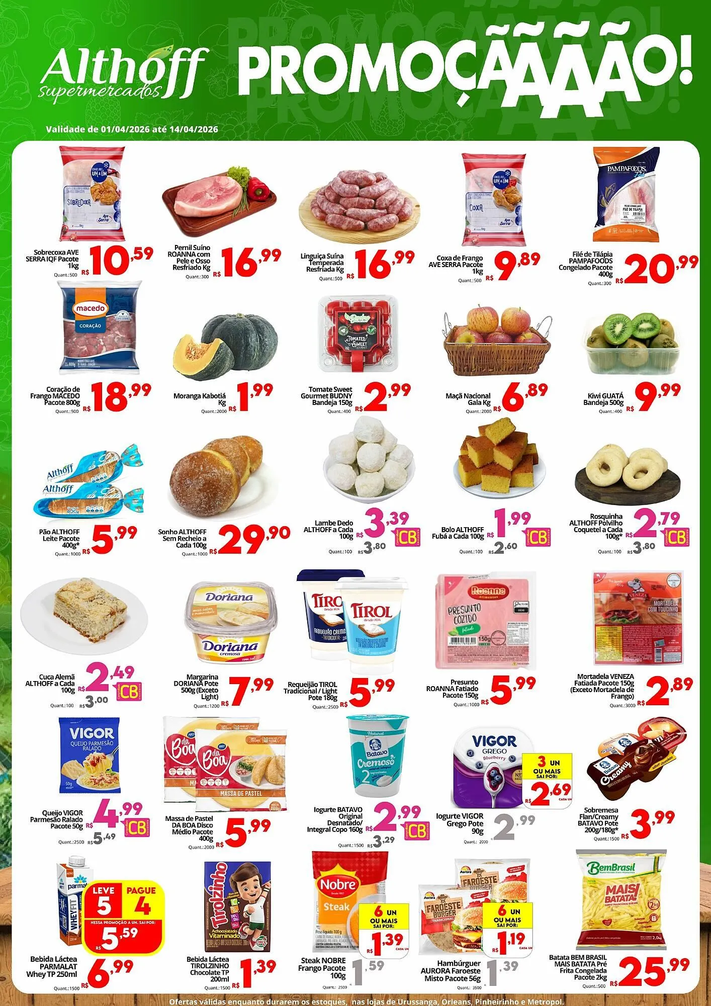 Encarte de Encarte Althoff Supermercados 1 de abril até 14 de abril 2026 - Pagina 4