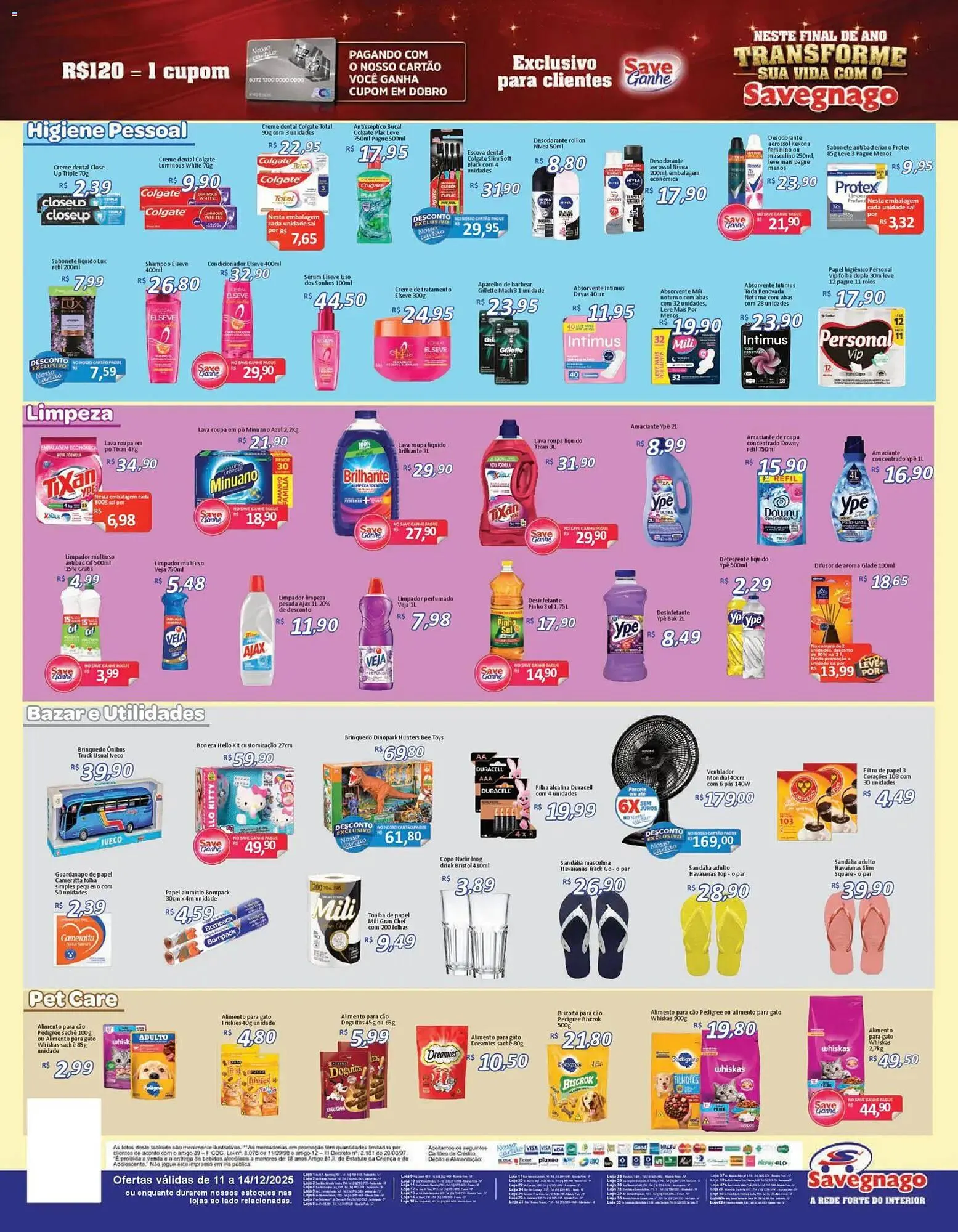 Encarte de Catálogo Supermercados Savegnago 11 de dezembro até 14 de dezembro 2025 - Pagina 4