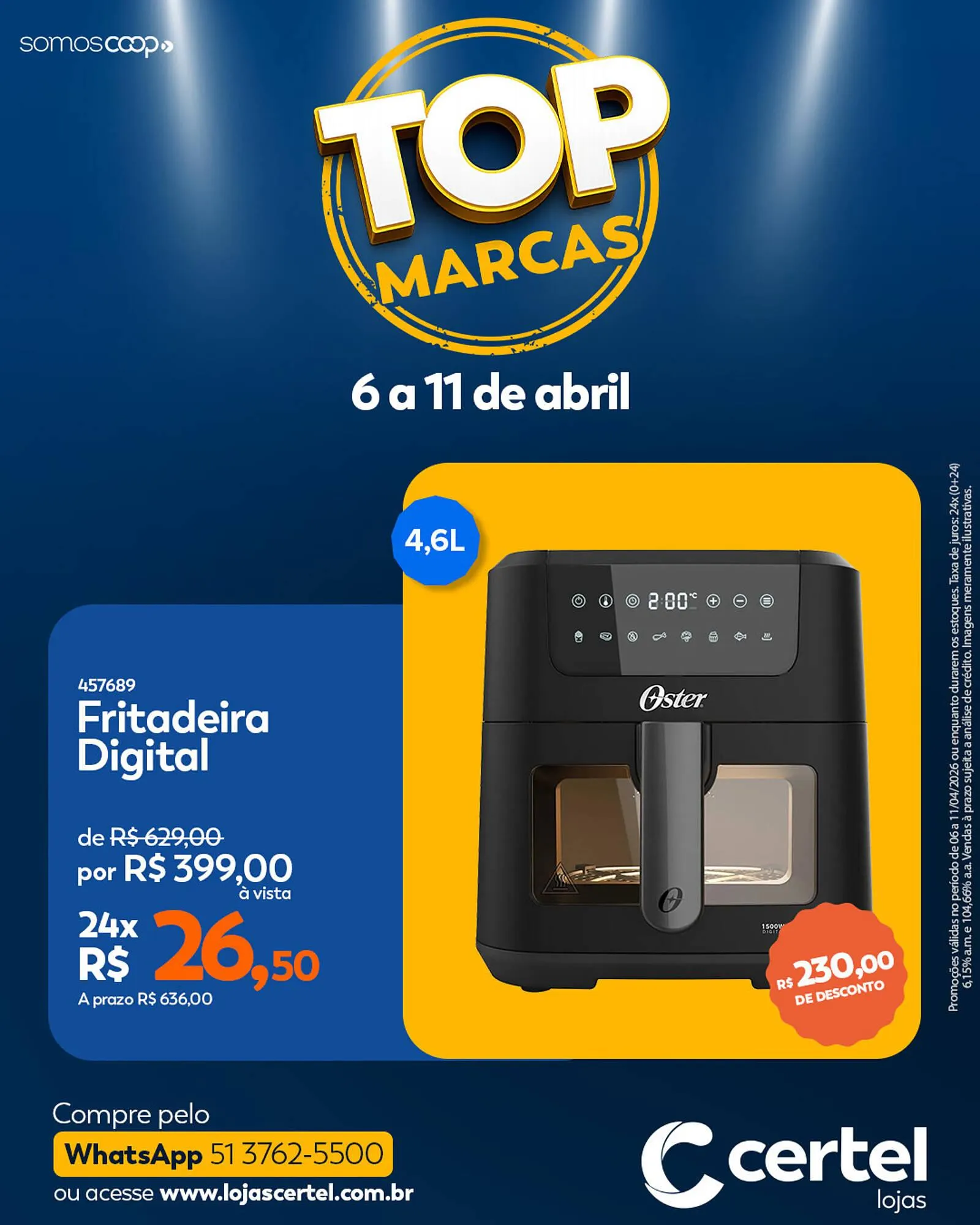 Encarte de Folheto Lojas Certel 6 de abril até 11 de abril 2026 - Pagina 4