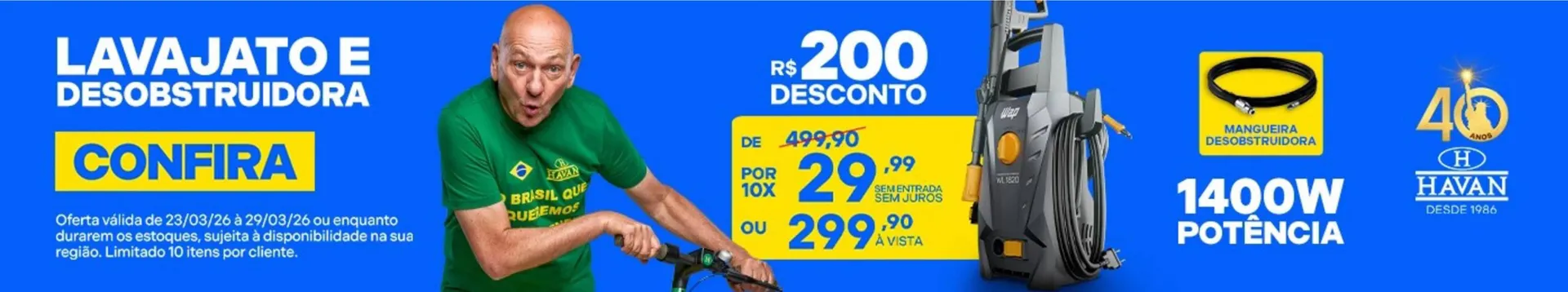 Encarte de Catálogo Lojas Havan 24 de março até 30 de março 2026 - Pagina 1