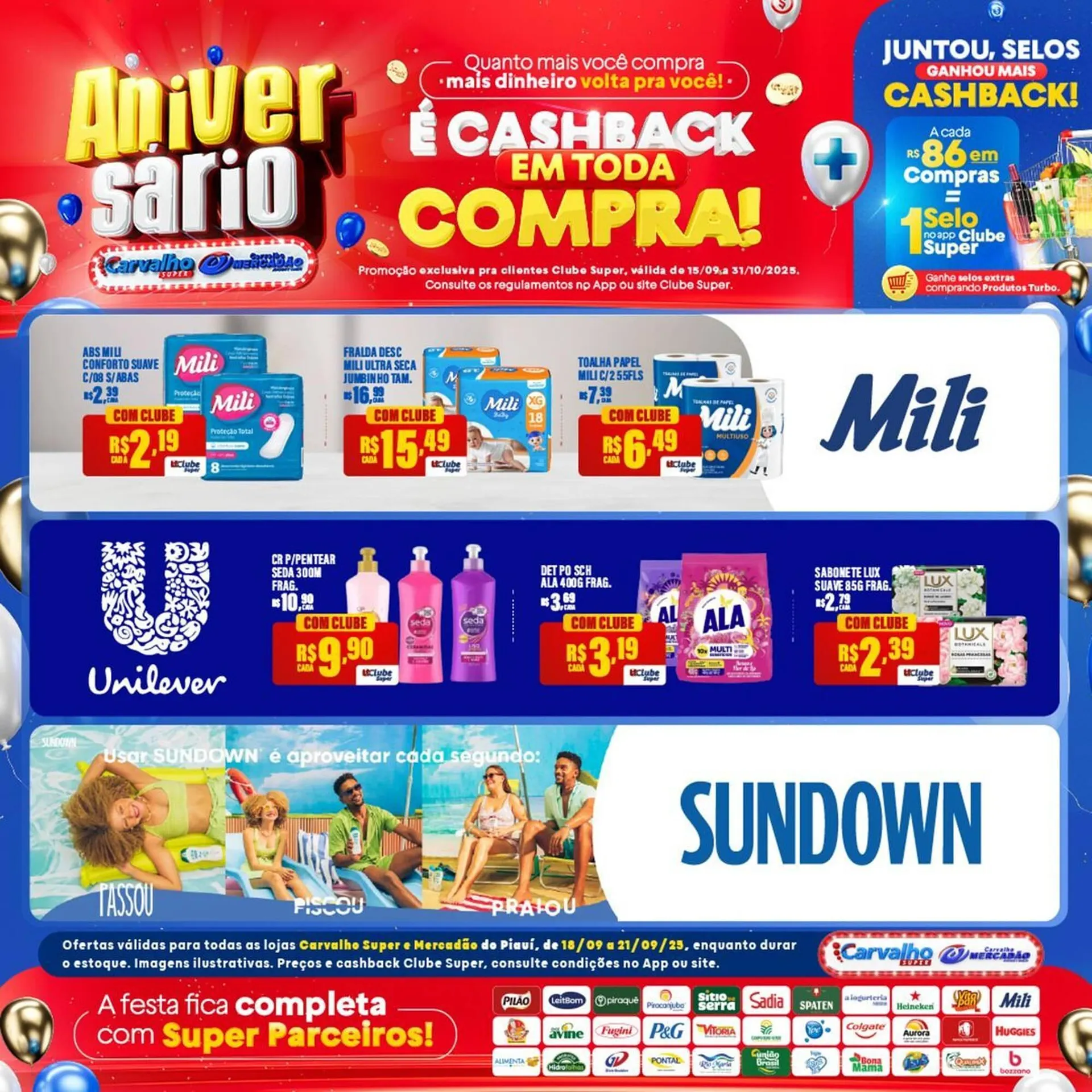 Encarte de Catálogo Carvalho Supermercado 19 de setembro até 31 de outubro 2025 - Pagina 2