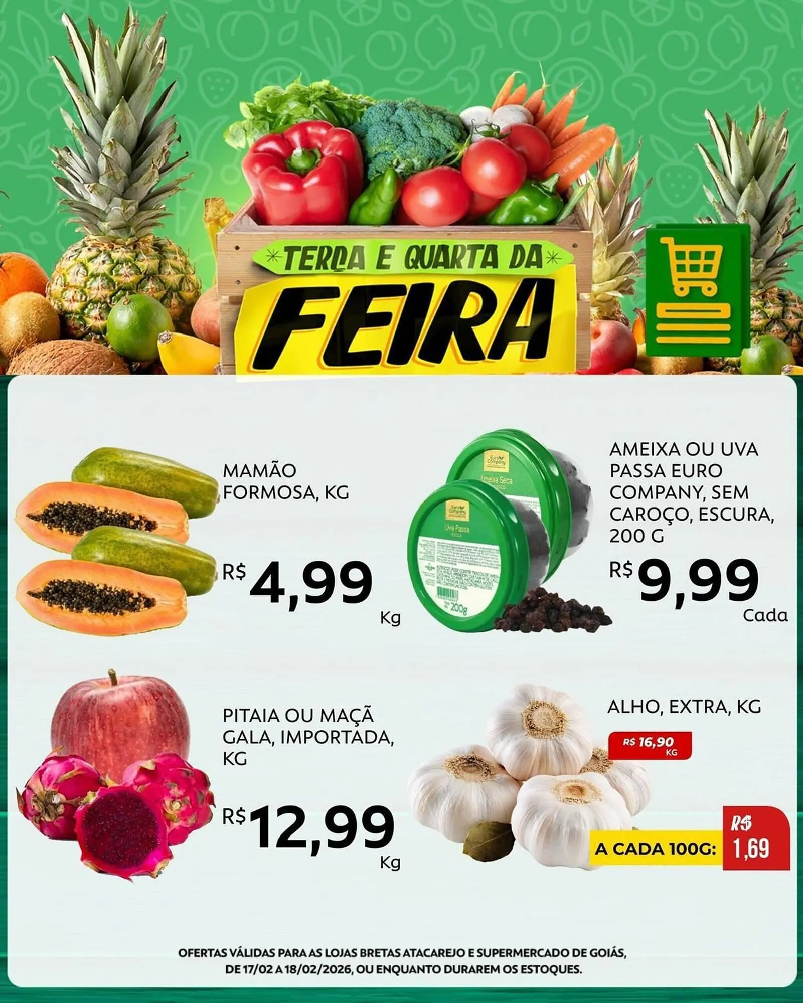 Encarte de Catálogo Supermercados Bretas 17 de fevereiro até 18 de fevereiro 2026 - Pagina 3