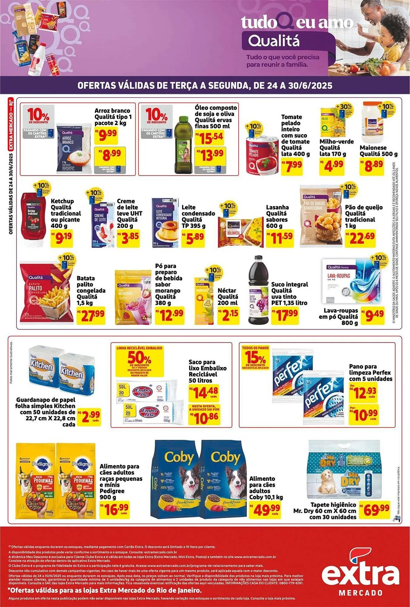 Encarte de Catálogo Mercado Extra 24 de junho até 30 de junho 2025 - Pagina 3