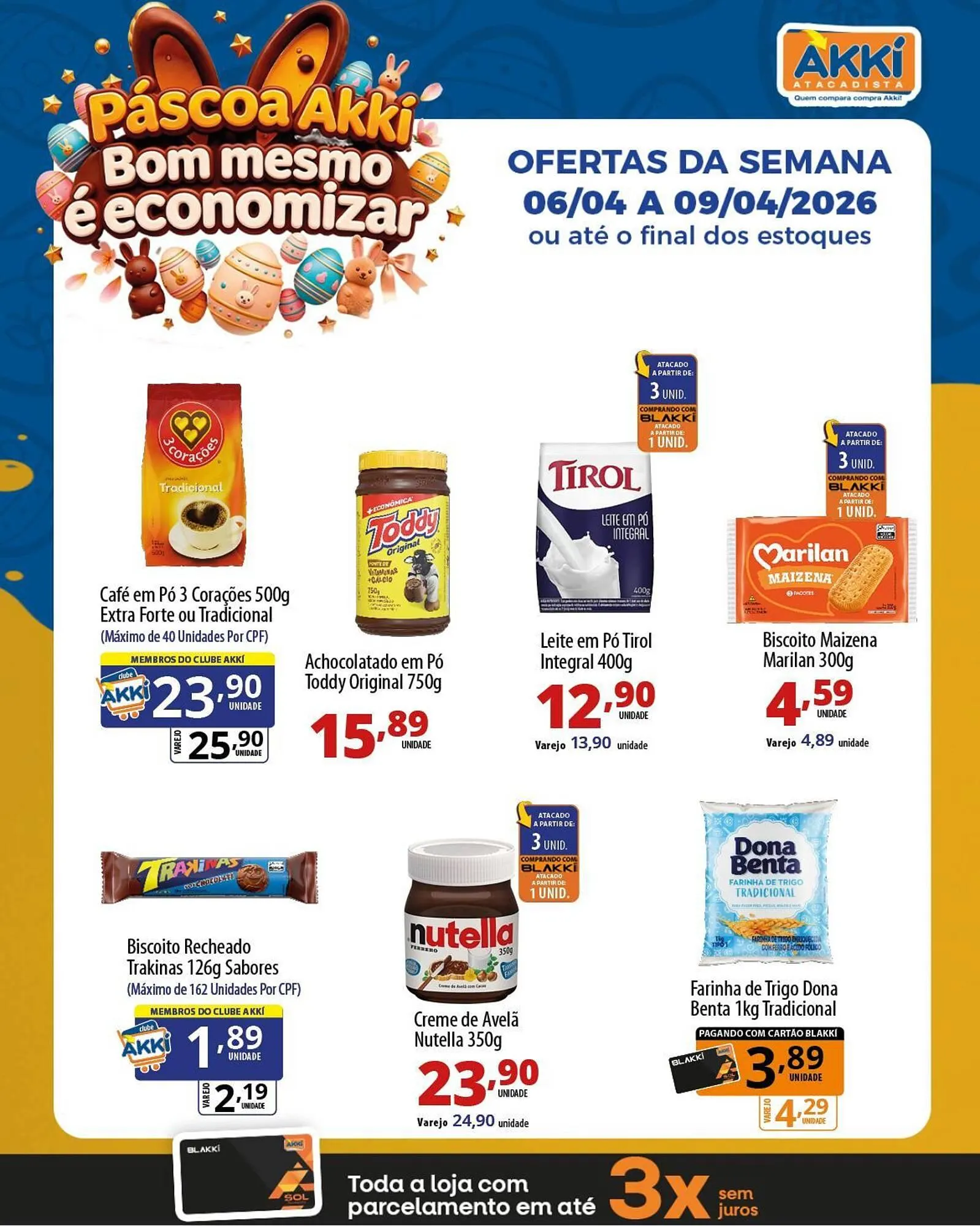 Encarte de Folheto Akki Atacadista 6 de abril até 9 de abril 2026 - Pagina 4