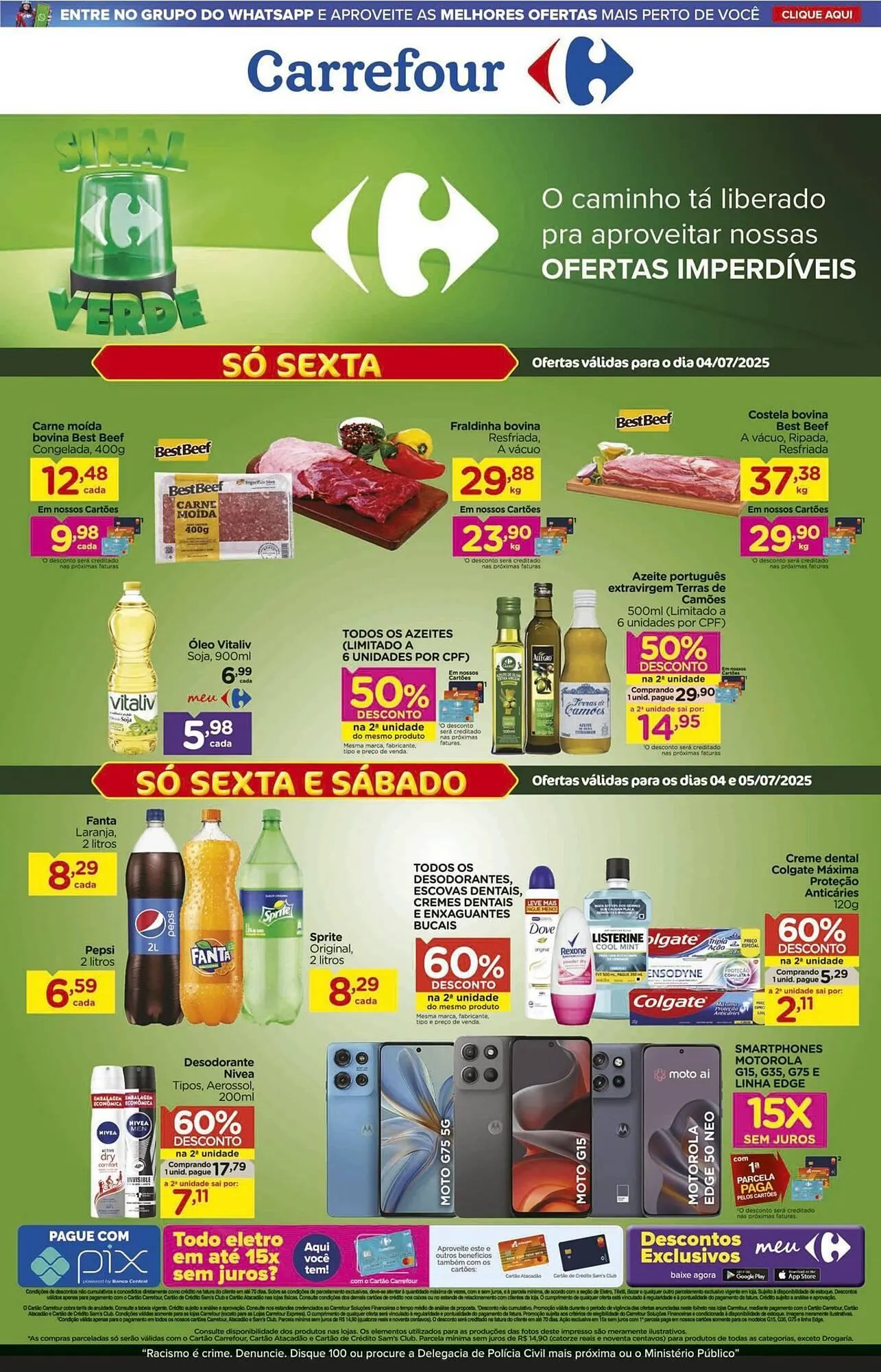 Encarte de Catálogo Carrefour 4 de julho até 10 de julho 2025 - Pagina 1