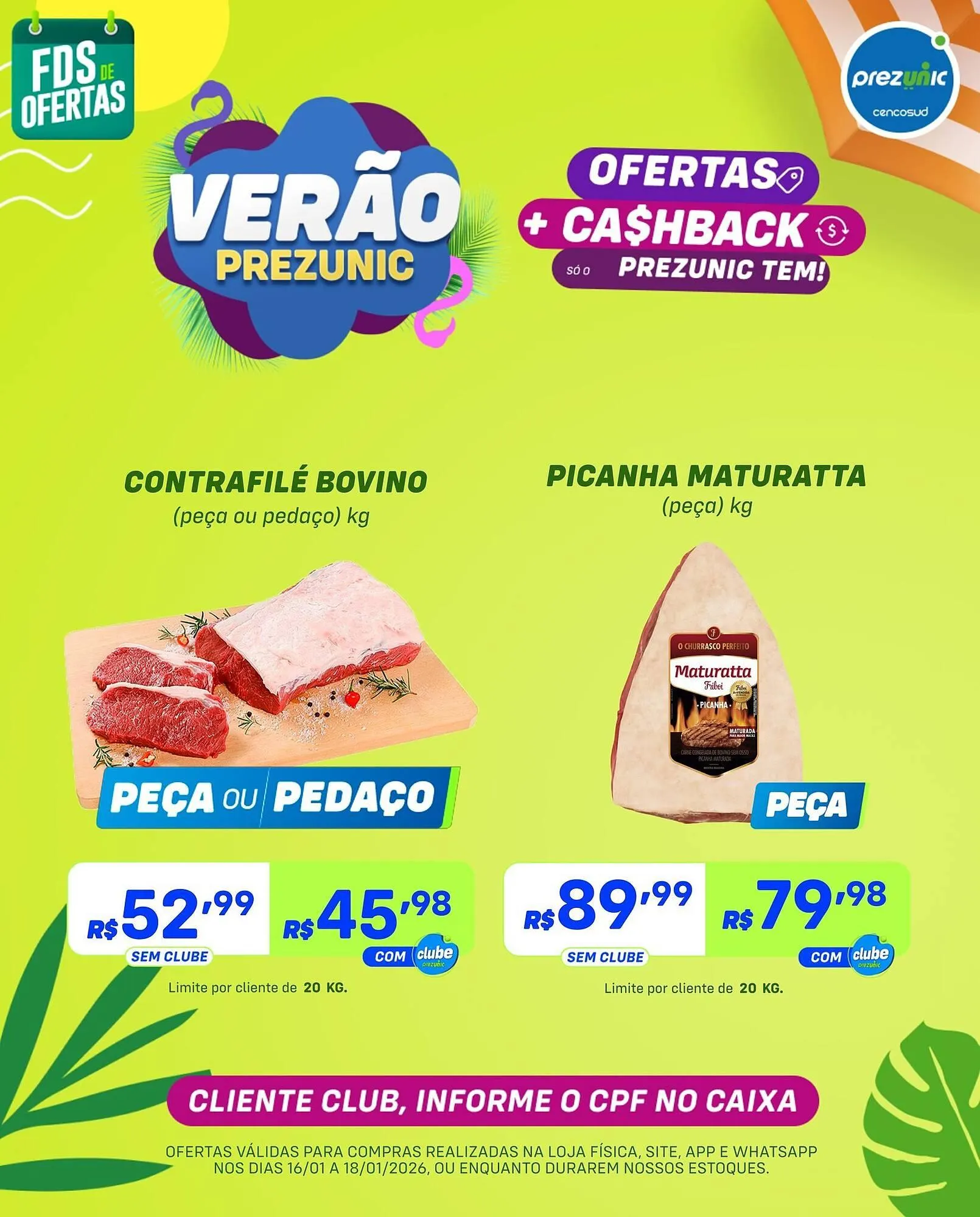 Encarte de Encarte Prezunic 16 de janeiro até 18 de janeiro 2026 - Pagina 2