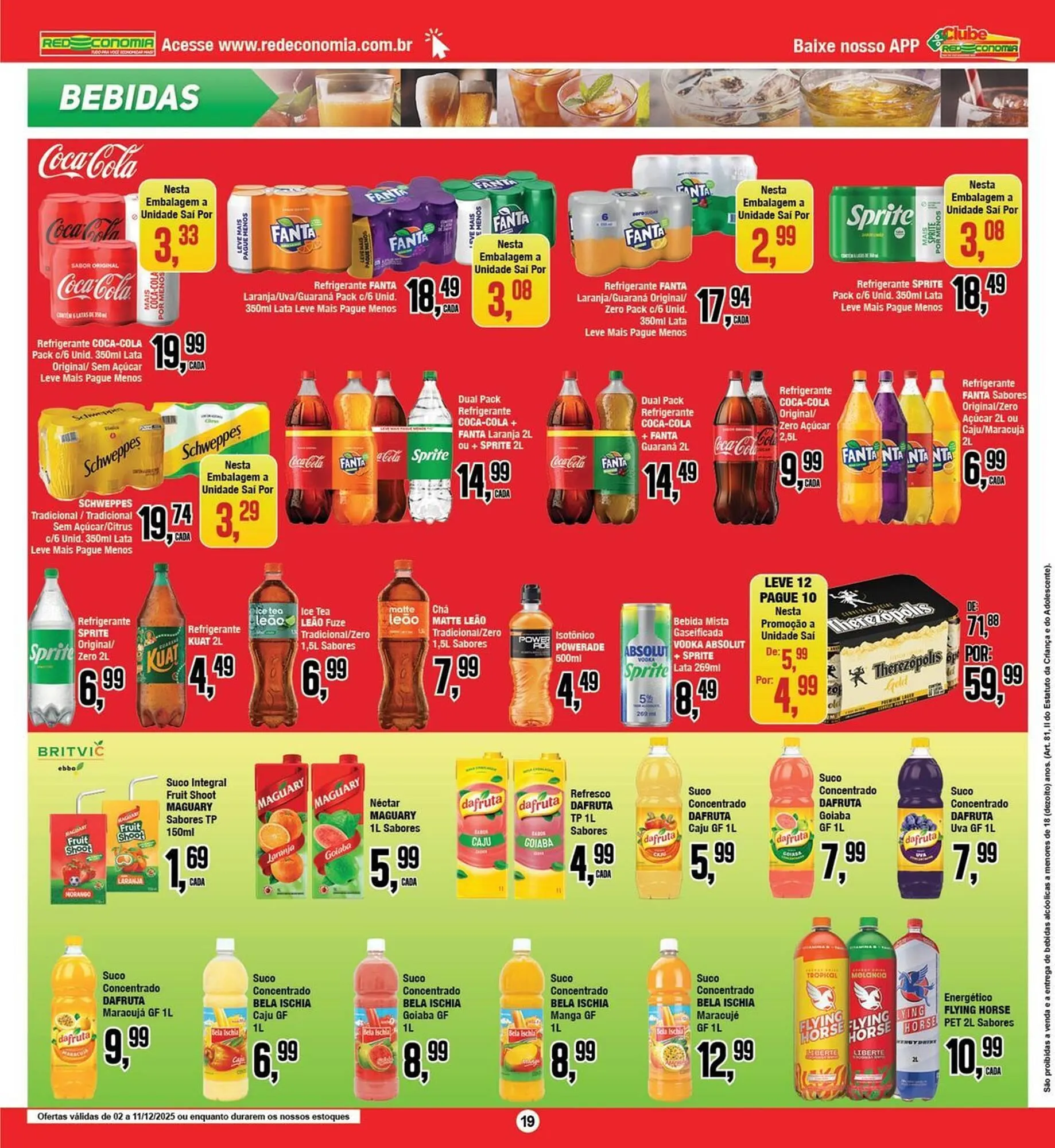 Encarte de Encarte Rede Economia 4 de dezembro até 11 de dezembro 2025 - Pagina 19