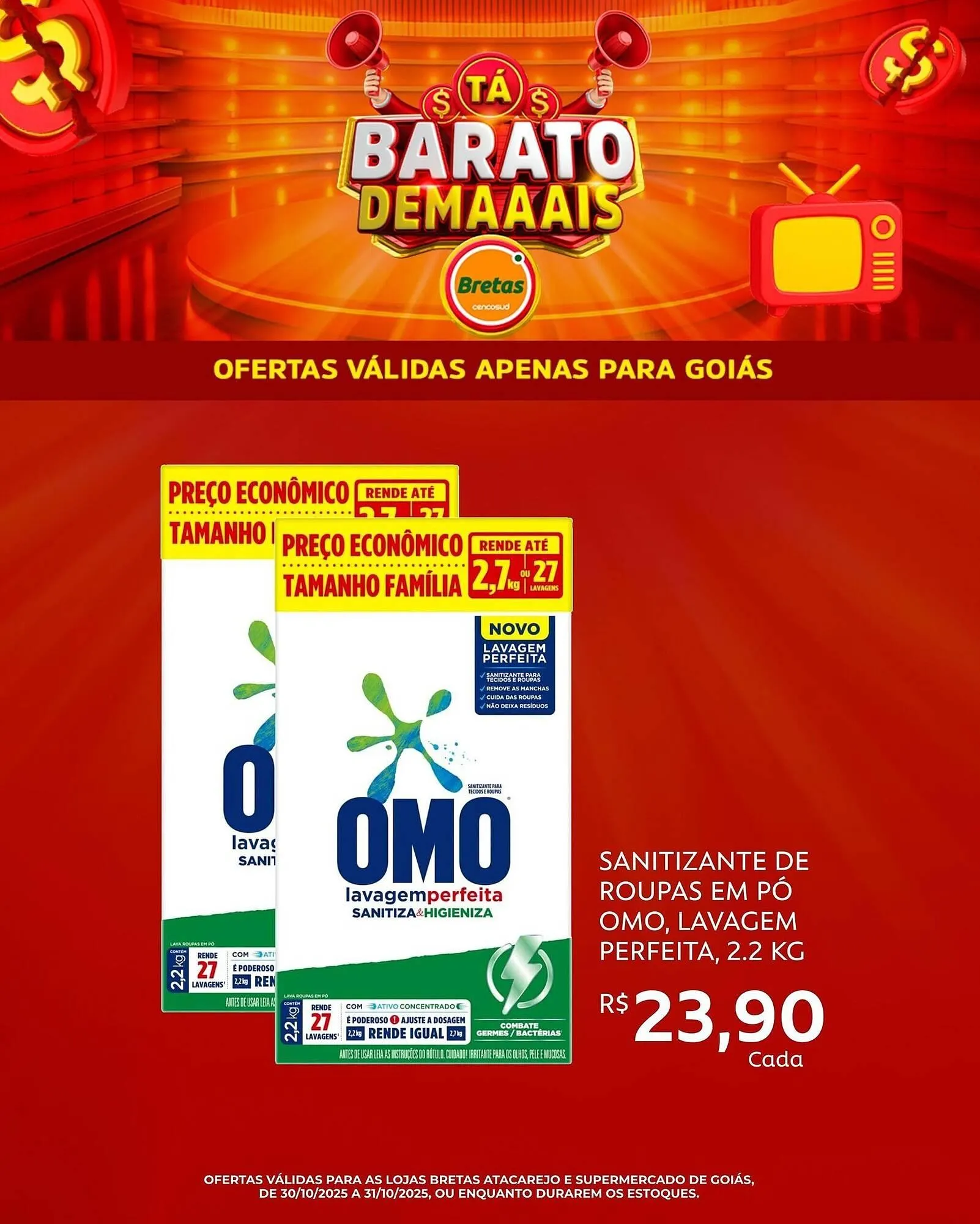 Encarte de Catálogo Supermercados Bretas 30 de outubro até 31 de outubro 2025 - Pagina 2
