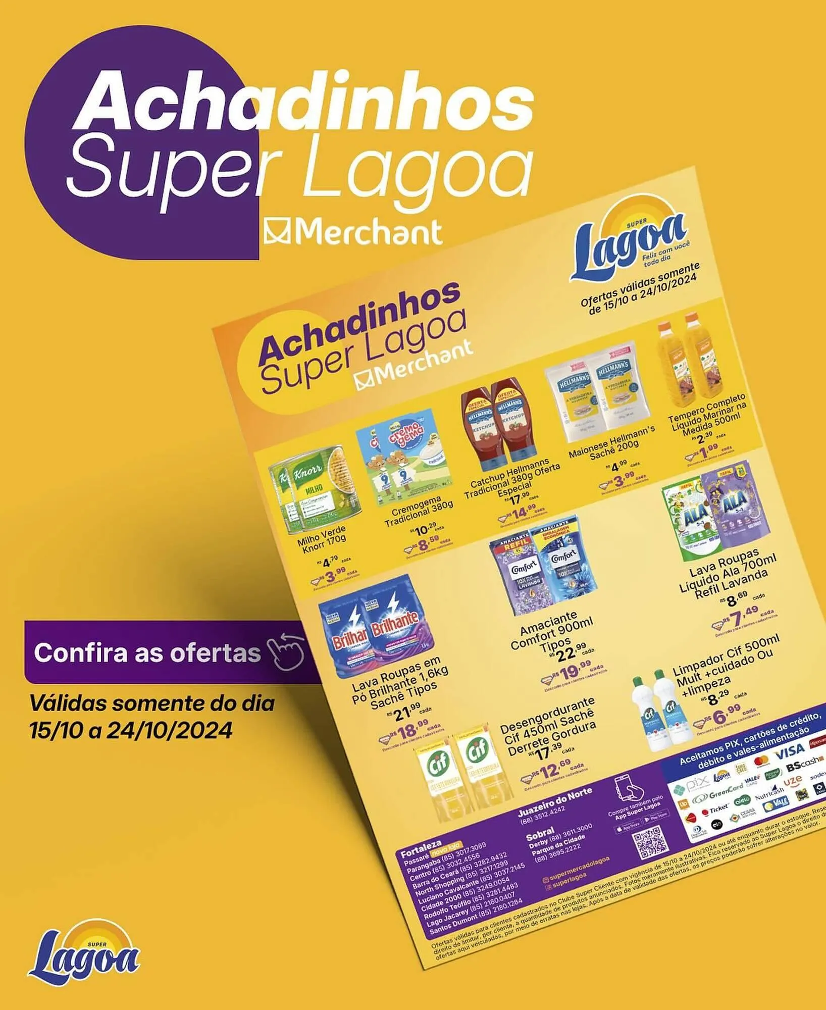 Encarte de Catálogo Super Lagoa 17 de outubro até 24 de outubro 2024 - Pagina 1