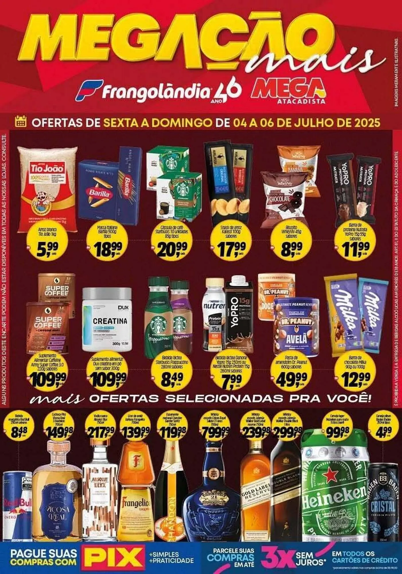 Encarte de Ofertas Frangolândia 3 de julho até 6 de julho 2025 - Pagina 1