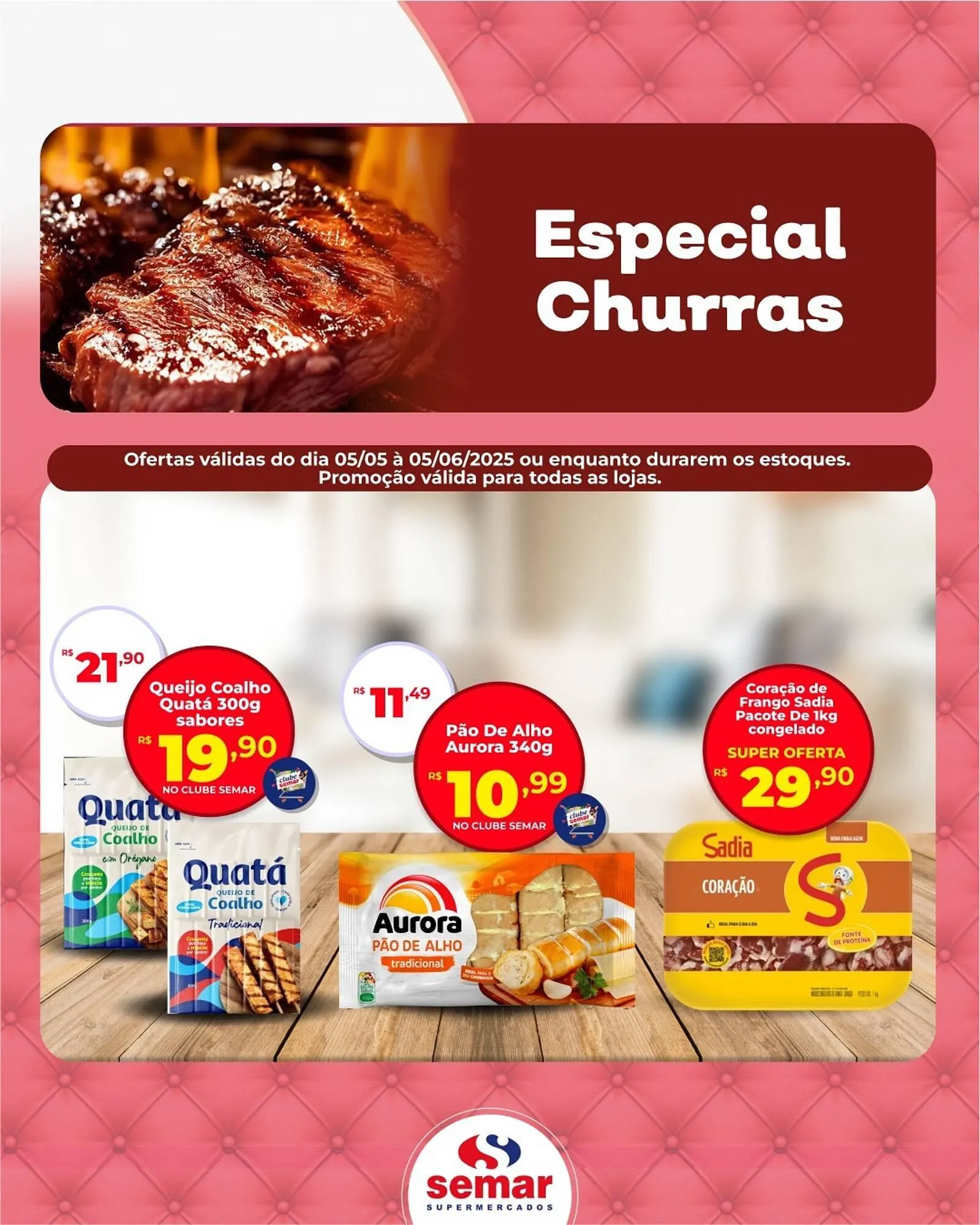 Encarte de Catálogo Semar Supermercado 11 de maio até 5 de junho 2025 - Pagina 2